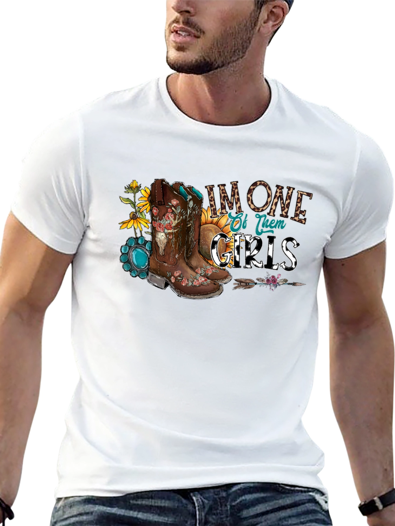 Country Girl Boots Graphic T-Shirt