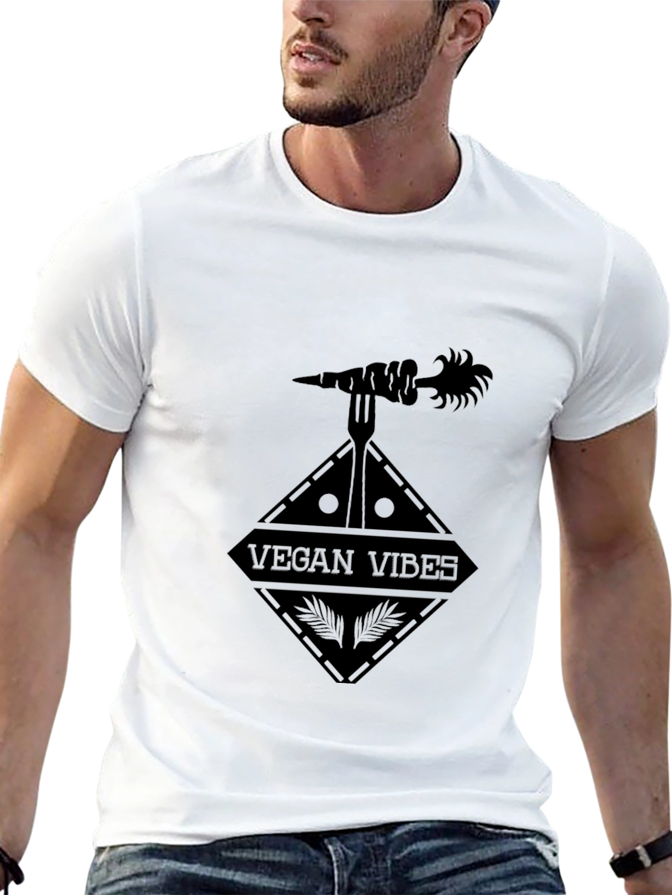 Vegan Vibes Black T-Shirt