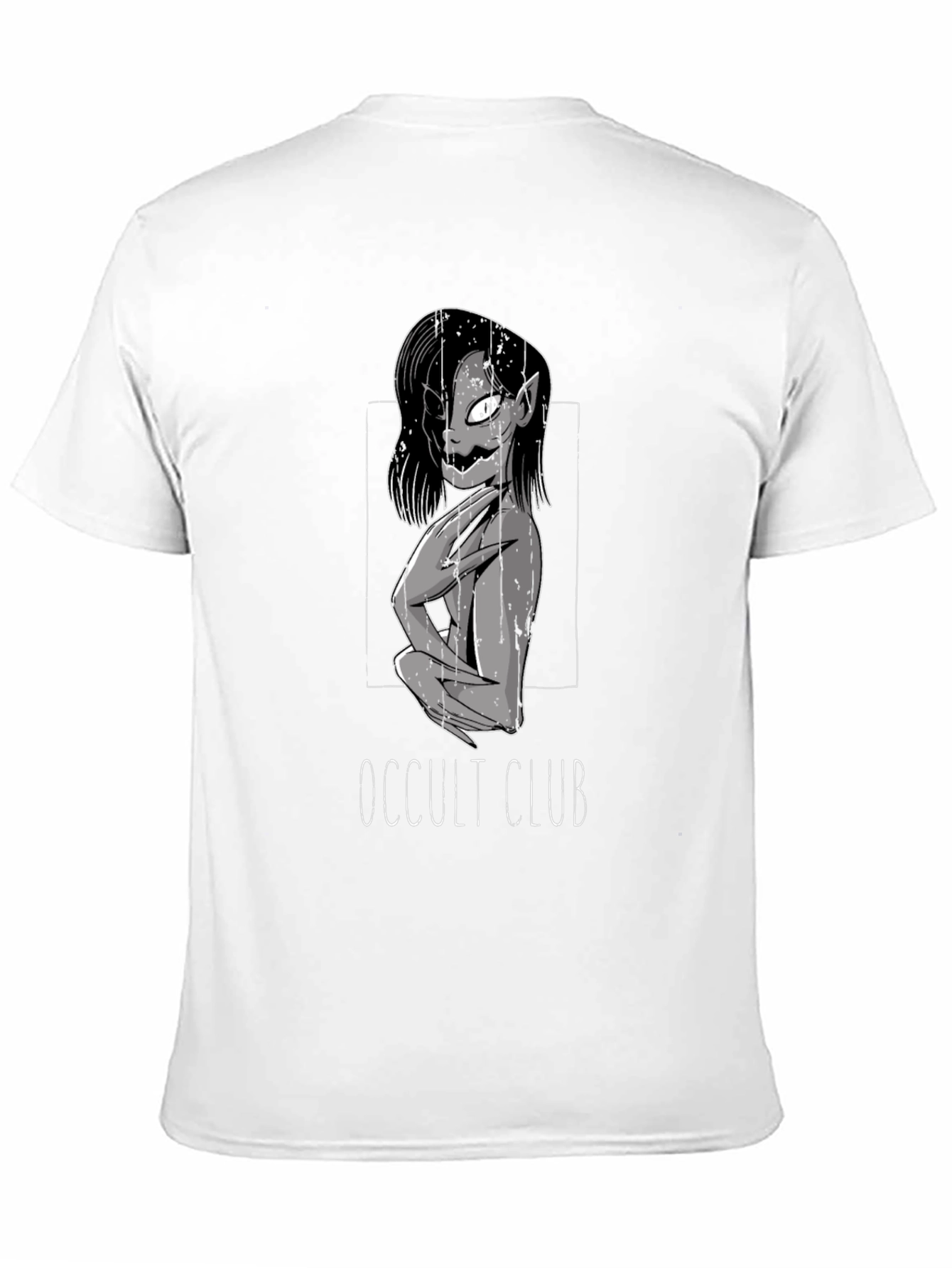 Occult Club Graphic Tee - Dark Aesthetic Shirt