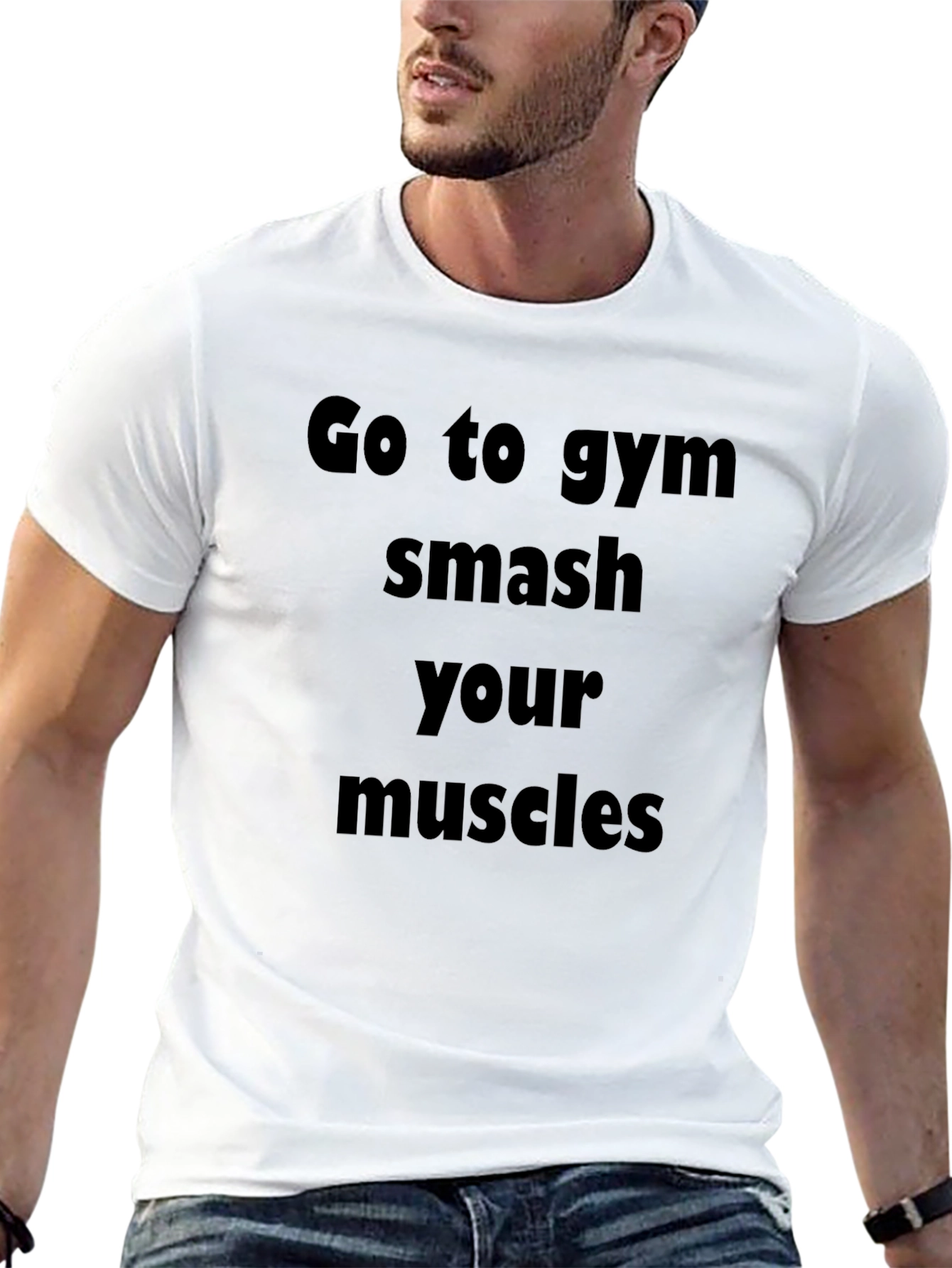 Gym Motivation Tee: Smash Your Muscles