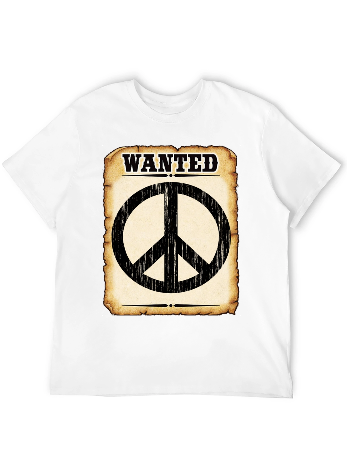 Wanted Peace Sign T-Shirt