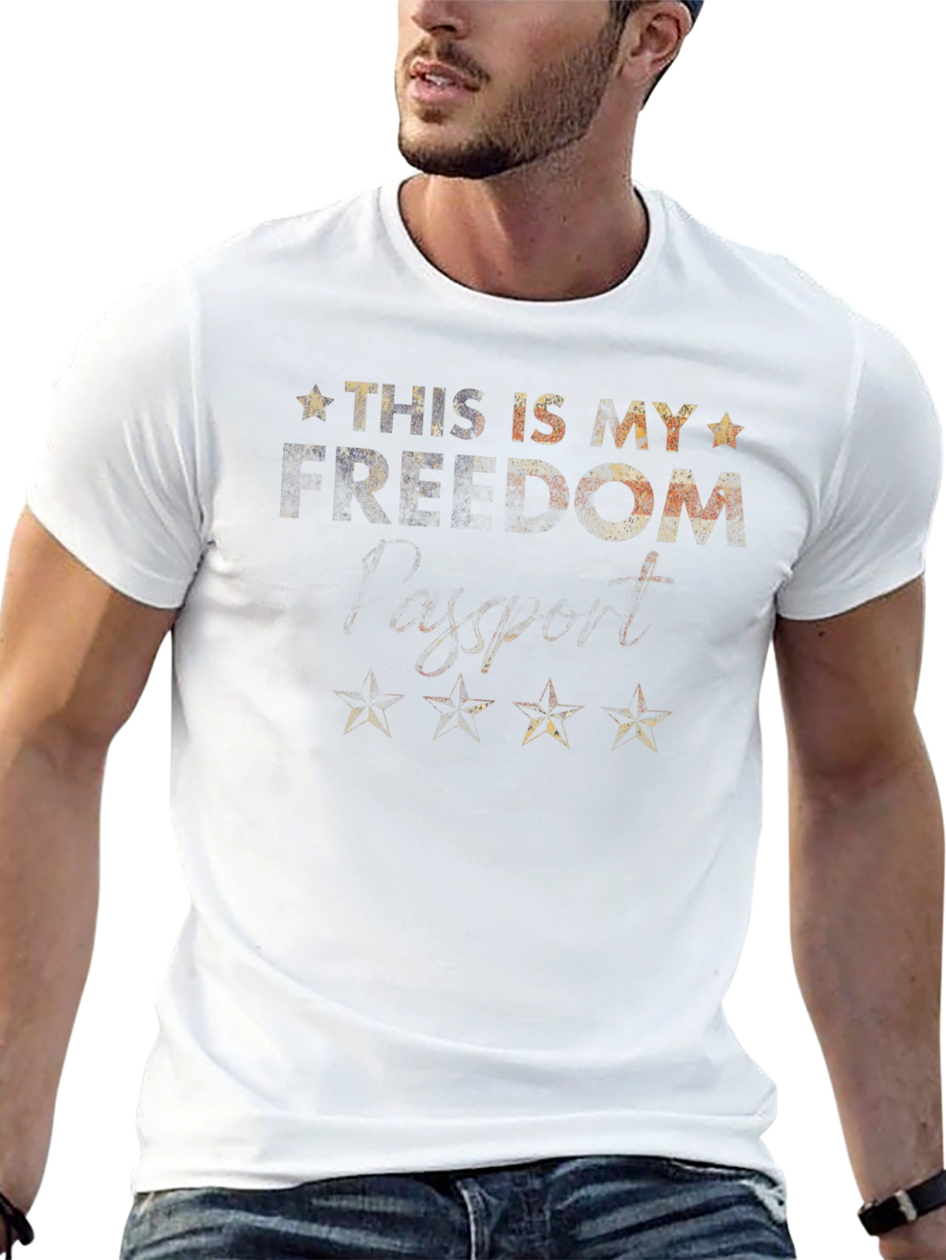 Freedom Passport Graphic T-Shirt