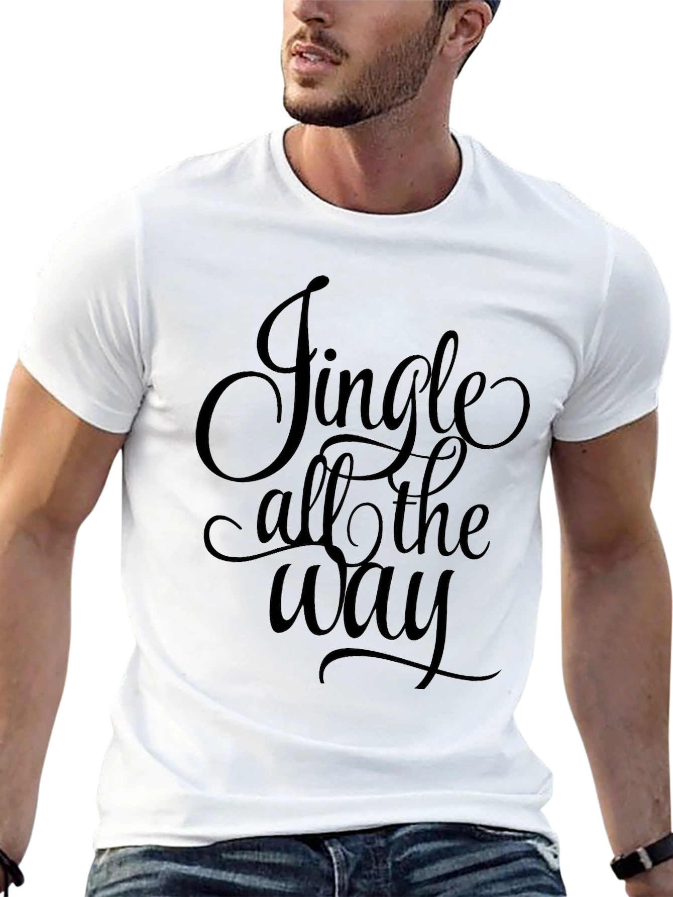 Jingle All the Way Black T-Shirt