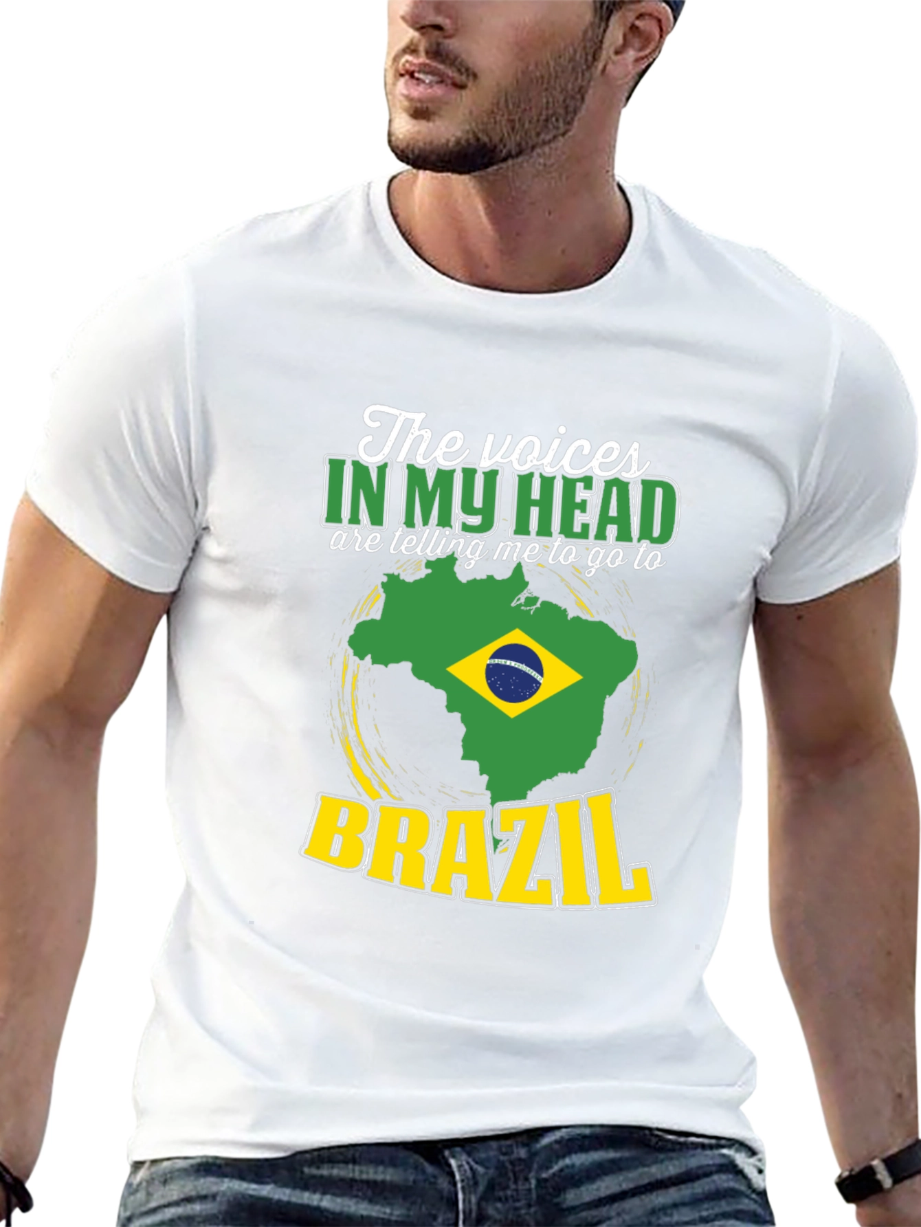 Brazil Calling Mens T-Shirt