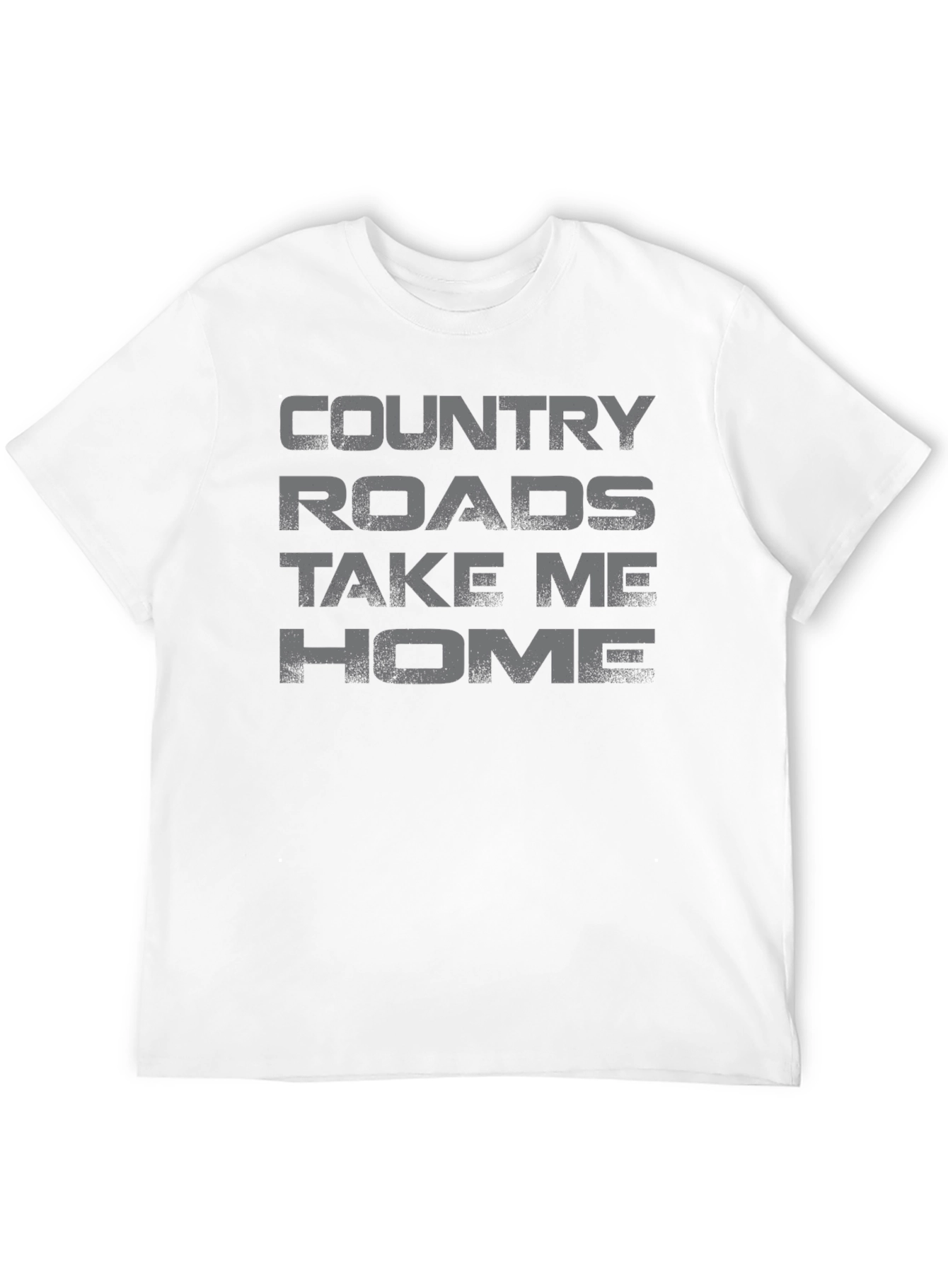 Country Roads Graphic Tee - Soft Cotton Casual Shirt