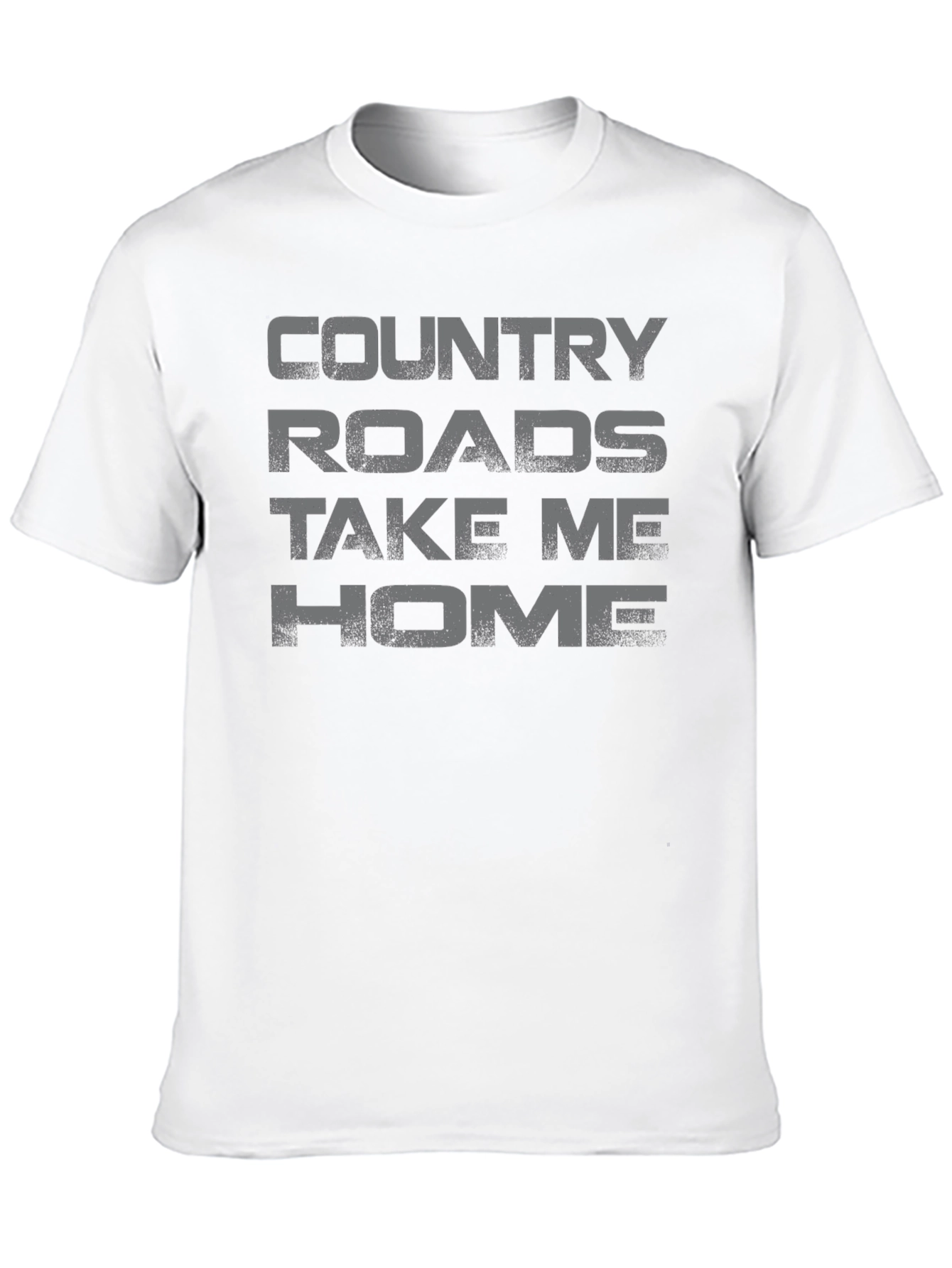 Country Roads Graphic Tee - Soft Cotton Casual Shirt
