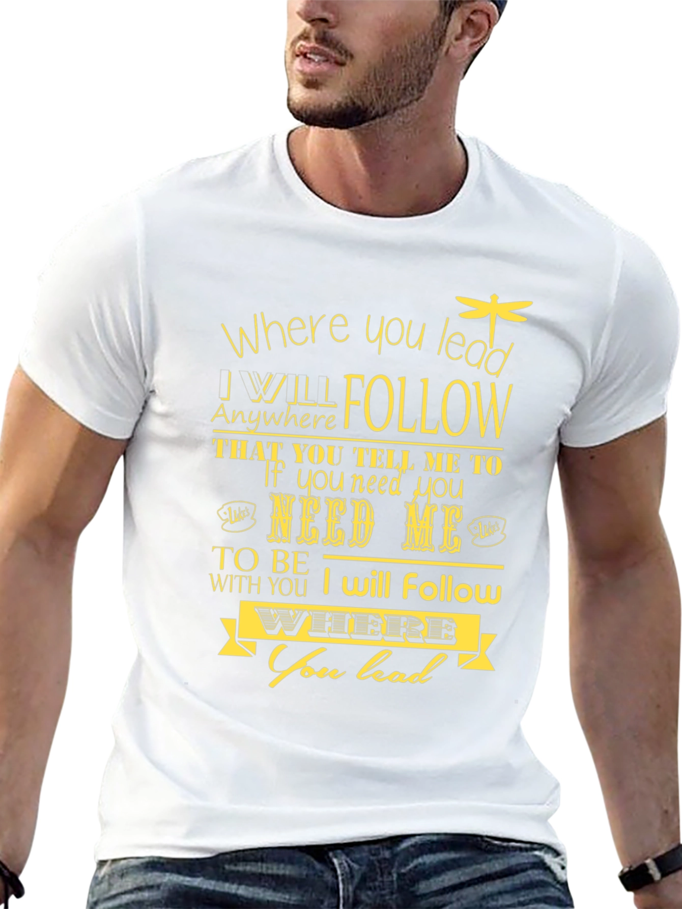 Where You Lead Graphic Tee