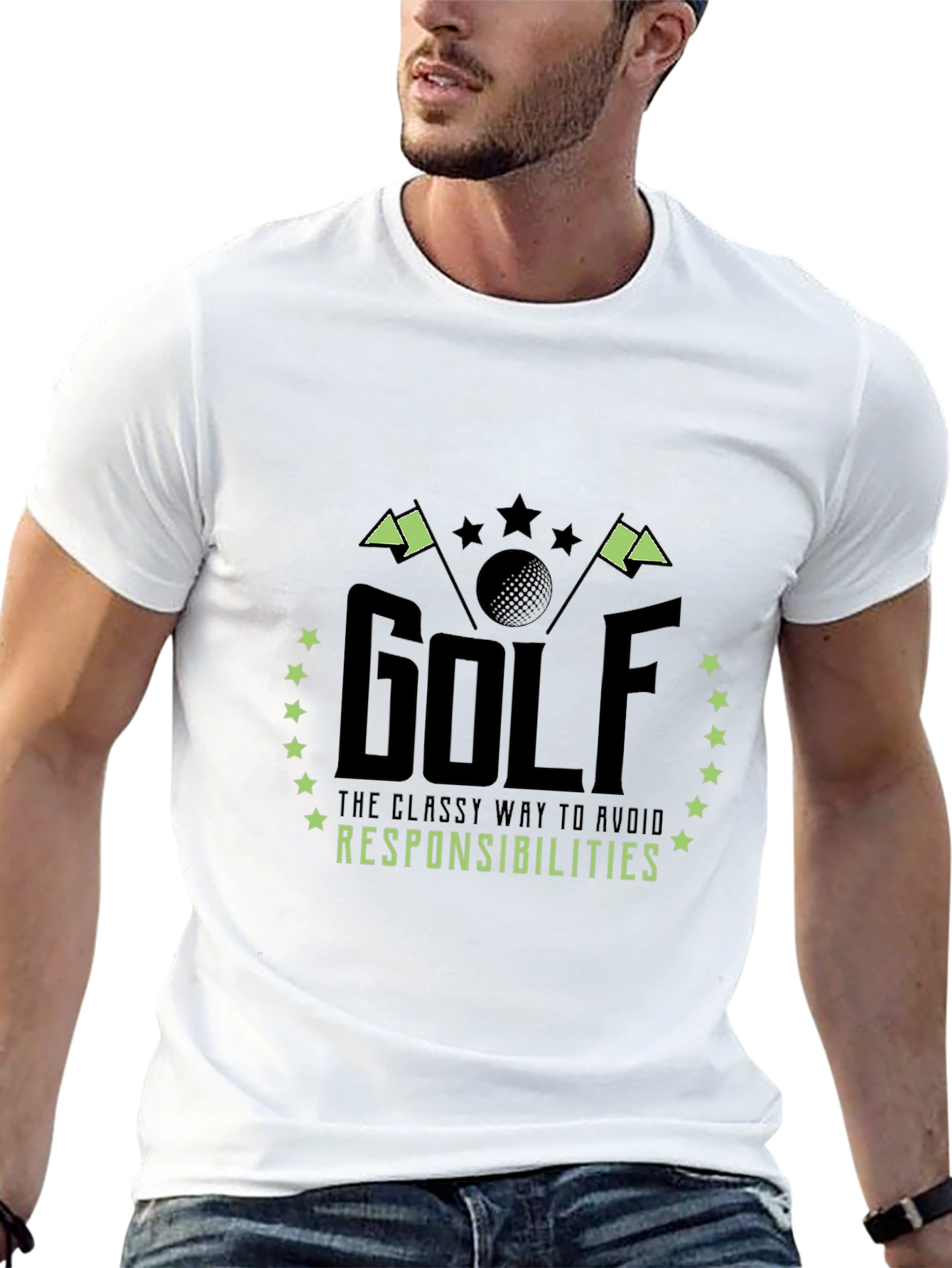 Golf T-Shirt: Classy Way to Avoid Responsibilities