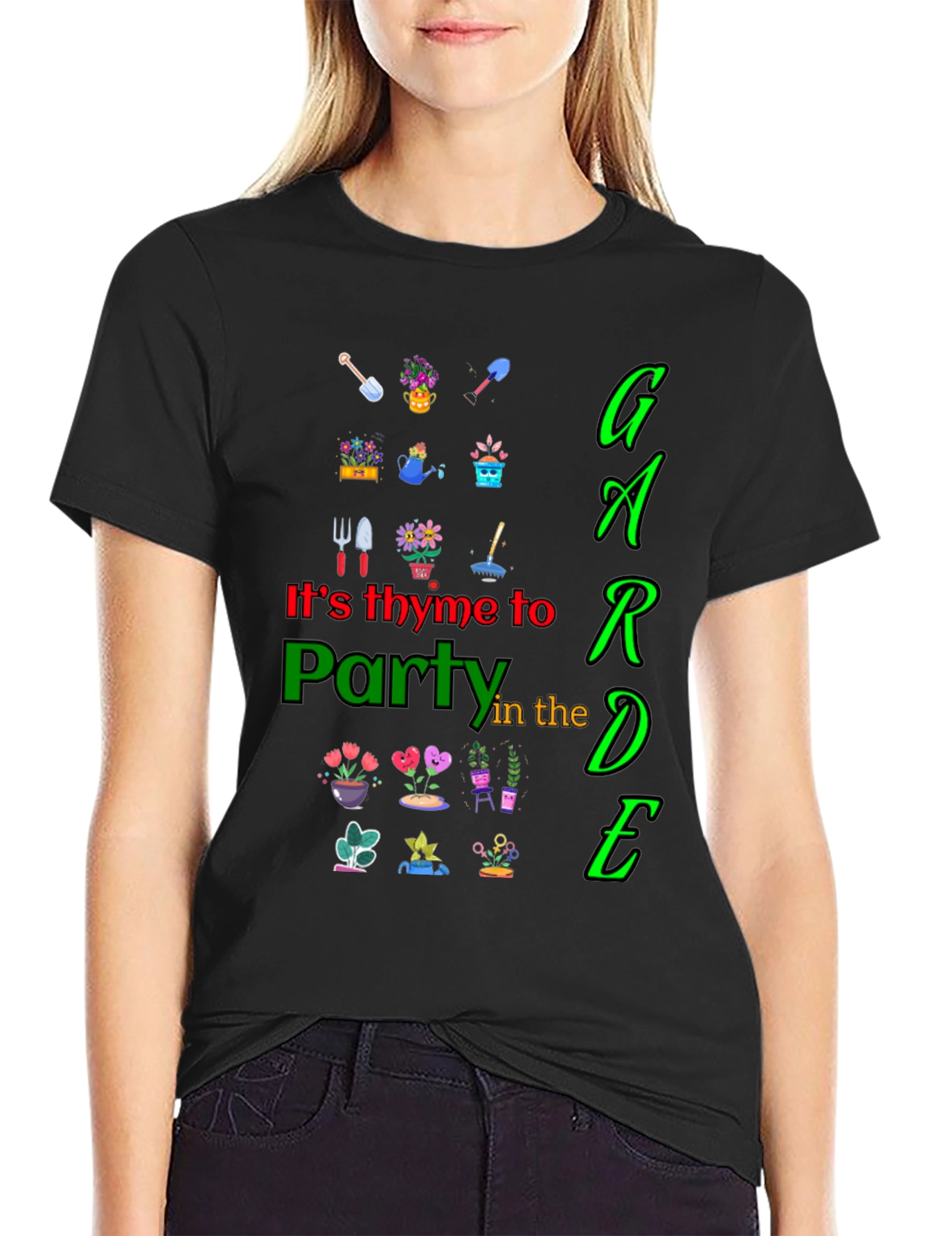 Its Thyme to Party in the Garden Graphic Tee