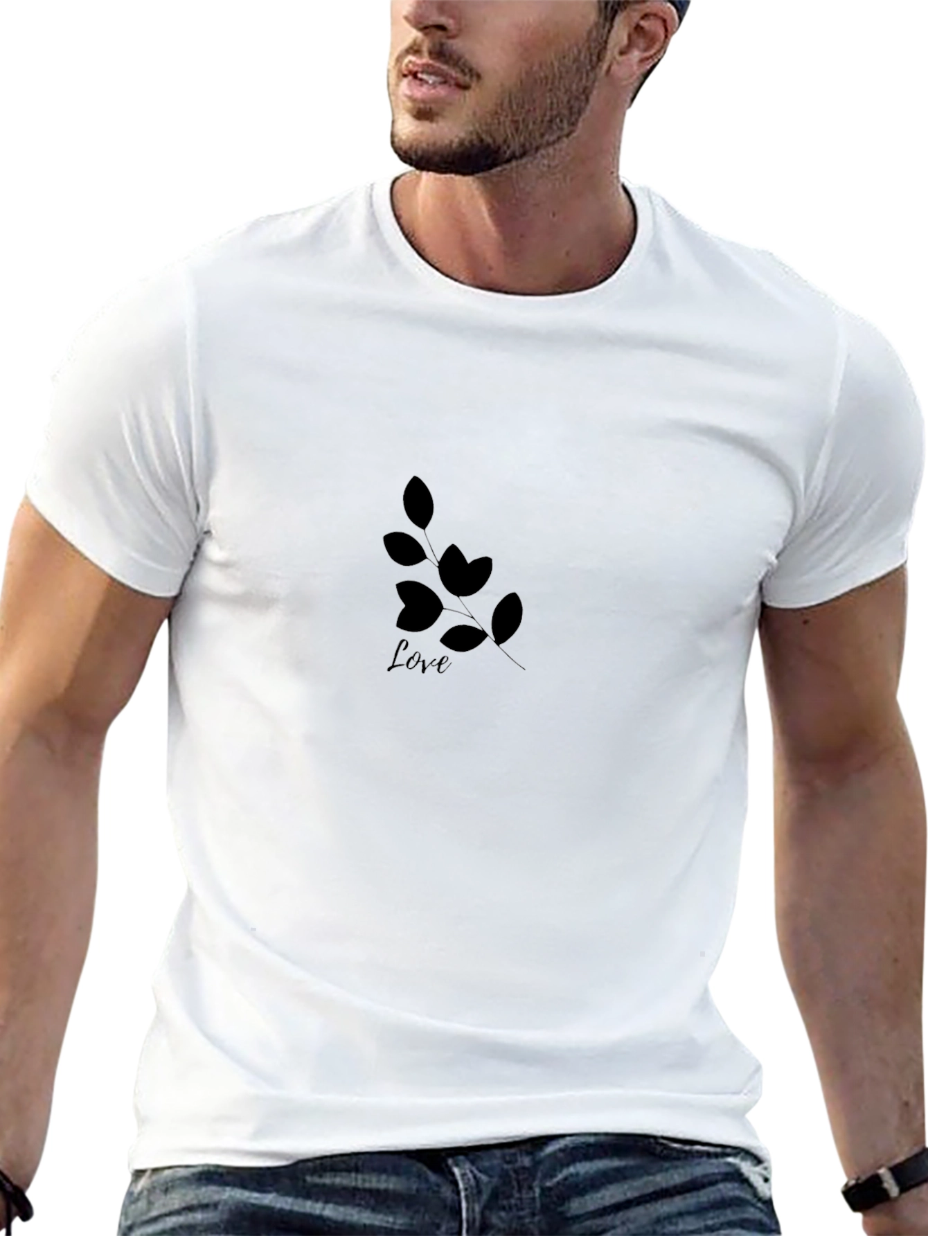 Love Branch Black T-Shirt