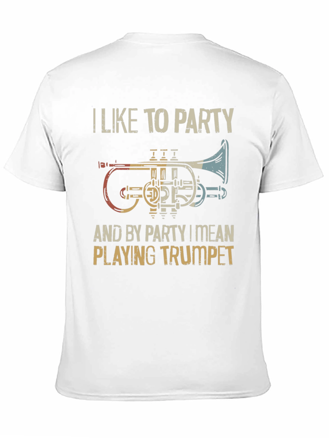I Like To Party Trumpet Graphic Tee