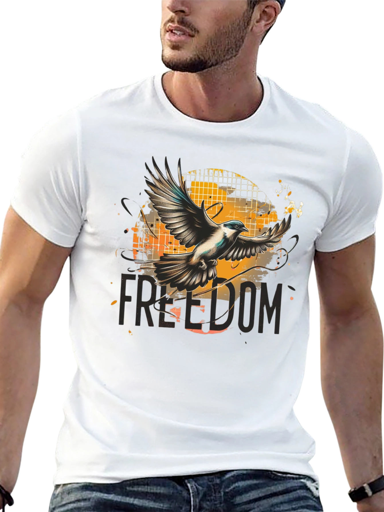 Freedom Bird Graphic T-Shirt