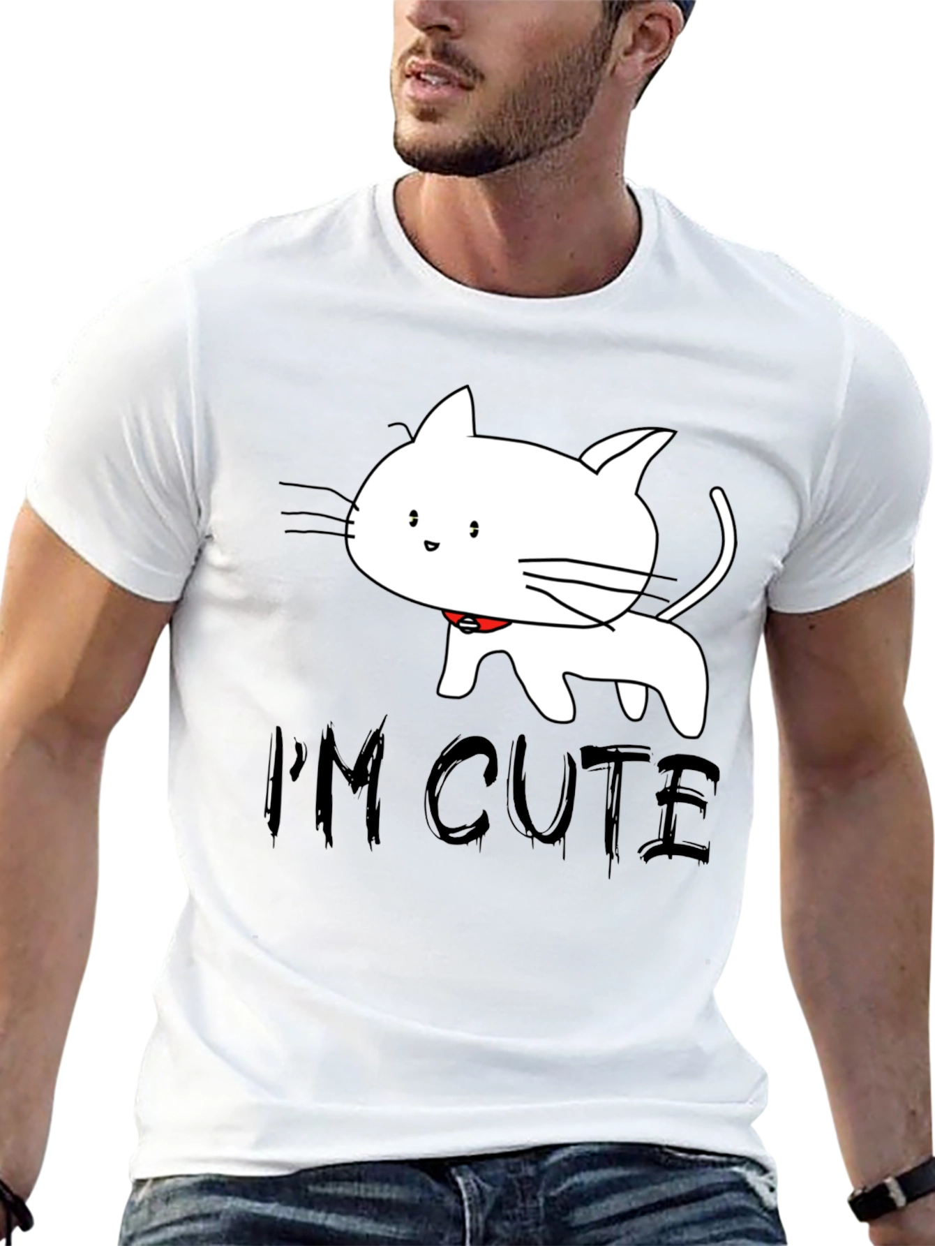 Cute Cat T-Shirt - Im Cute