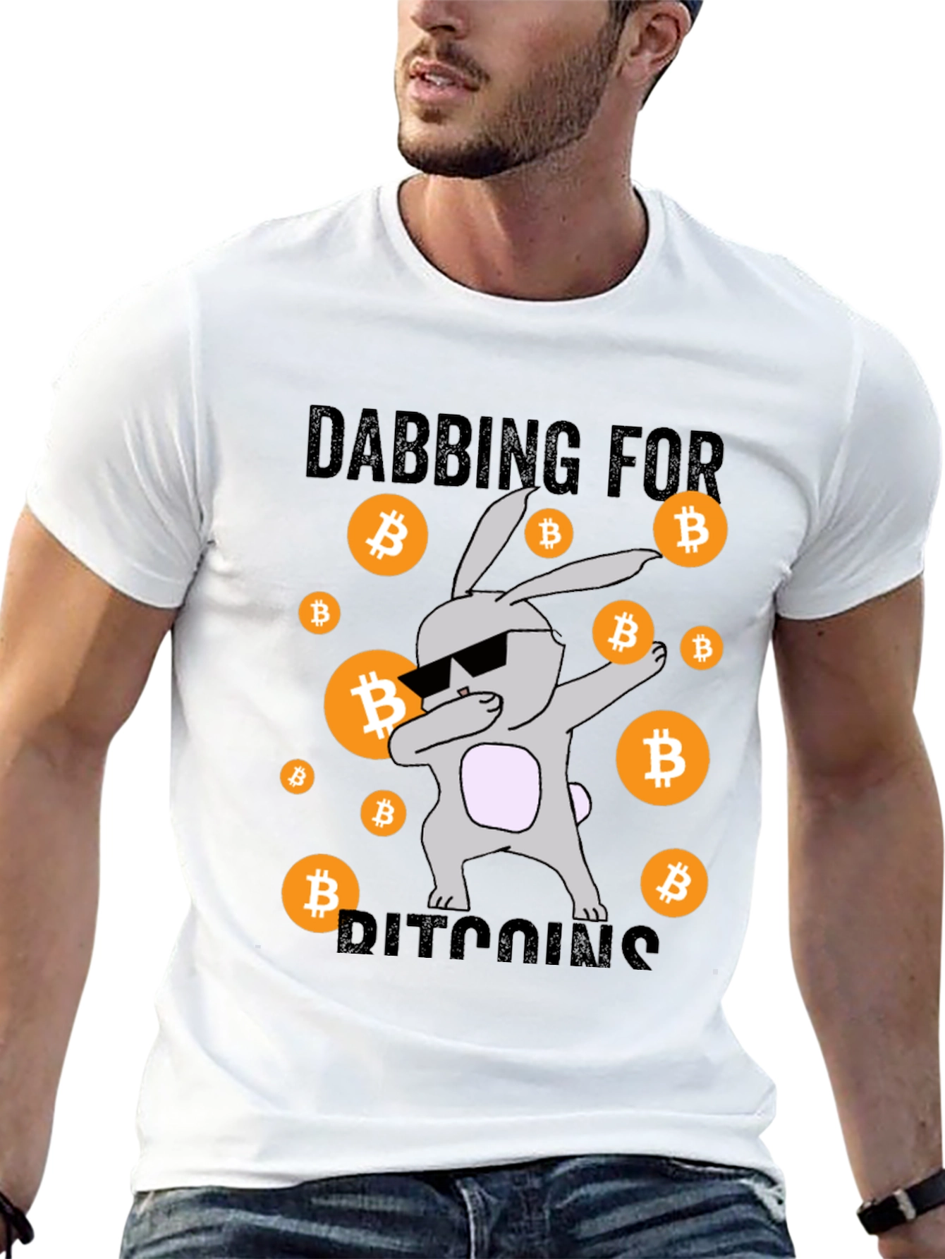 Dabbing for Bitcoins Graphic Tee