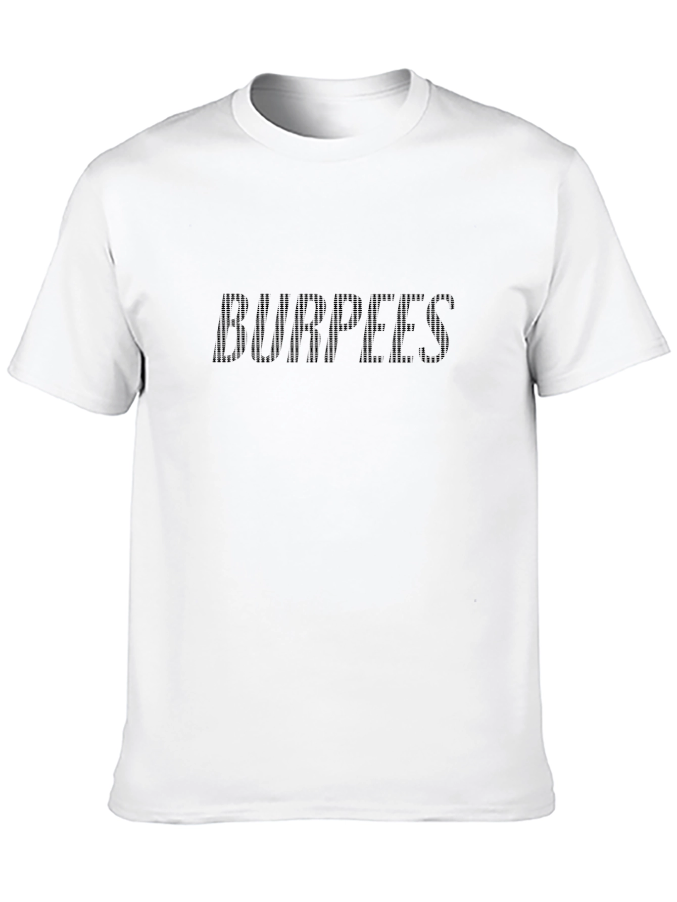Mens Black Burpees Graphic T-Shirt