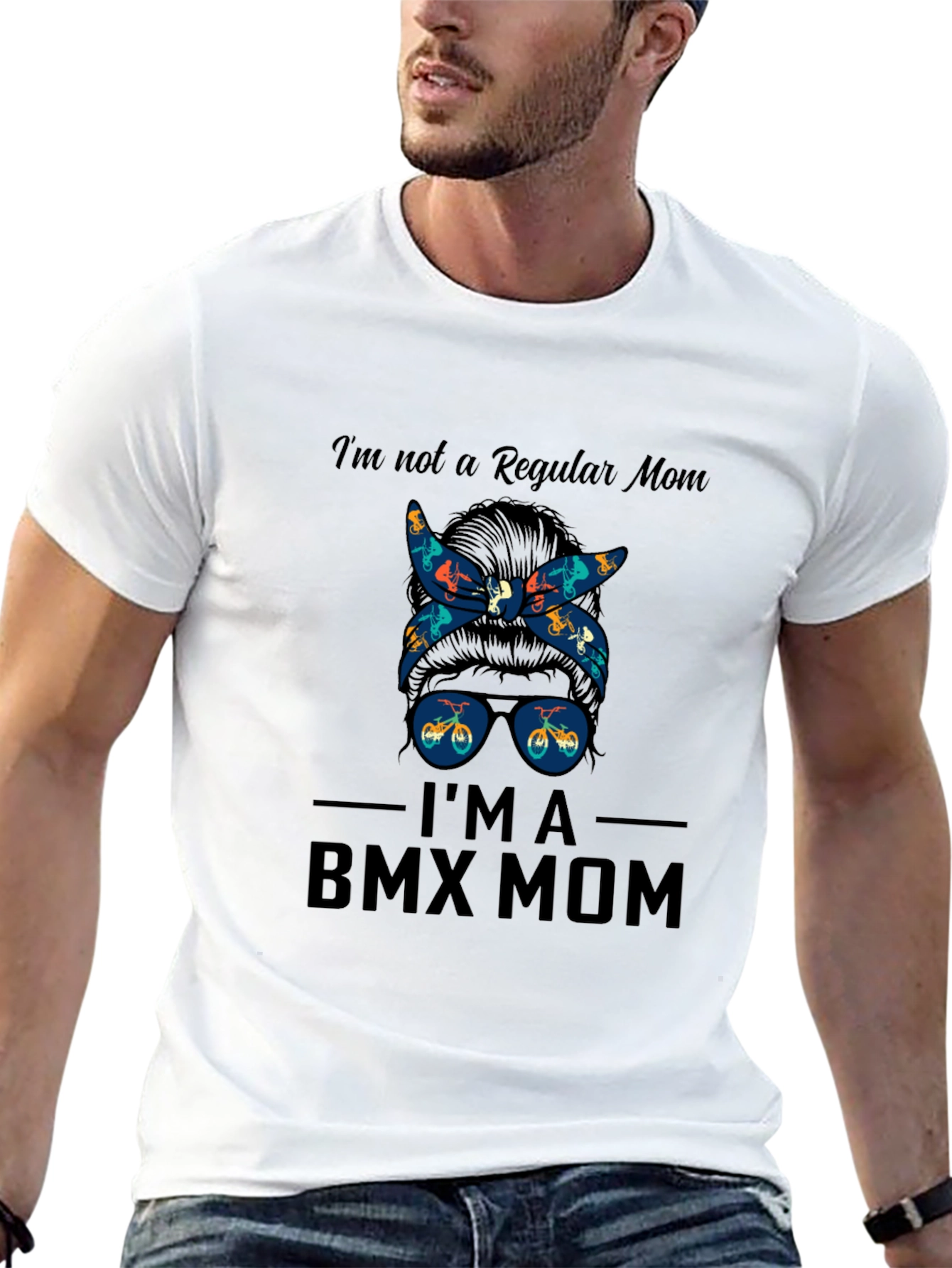Im Not a Regular Mom BMX Mom T-Shirt