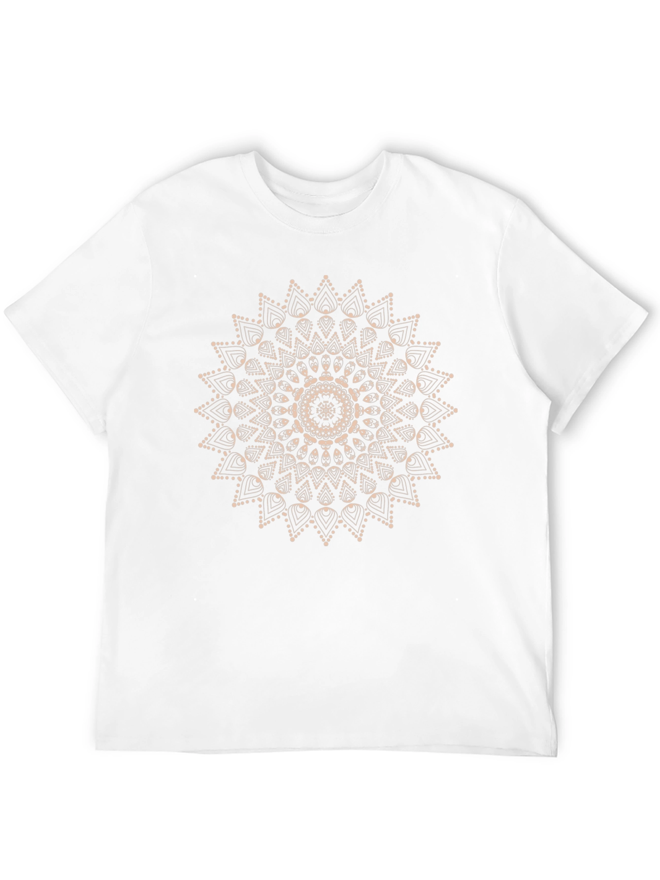 Mandala Print Black T-Shirt