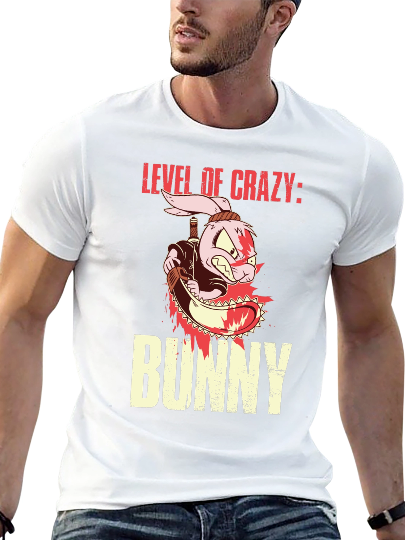 Level of Crazy Bunny T-Shirt