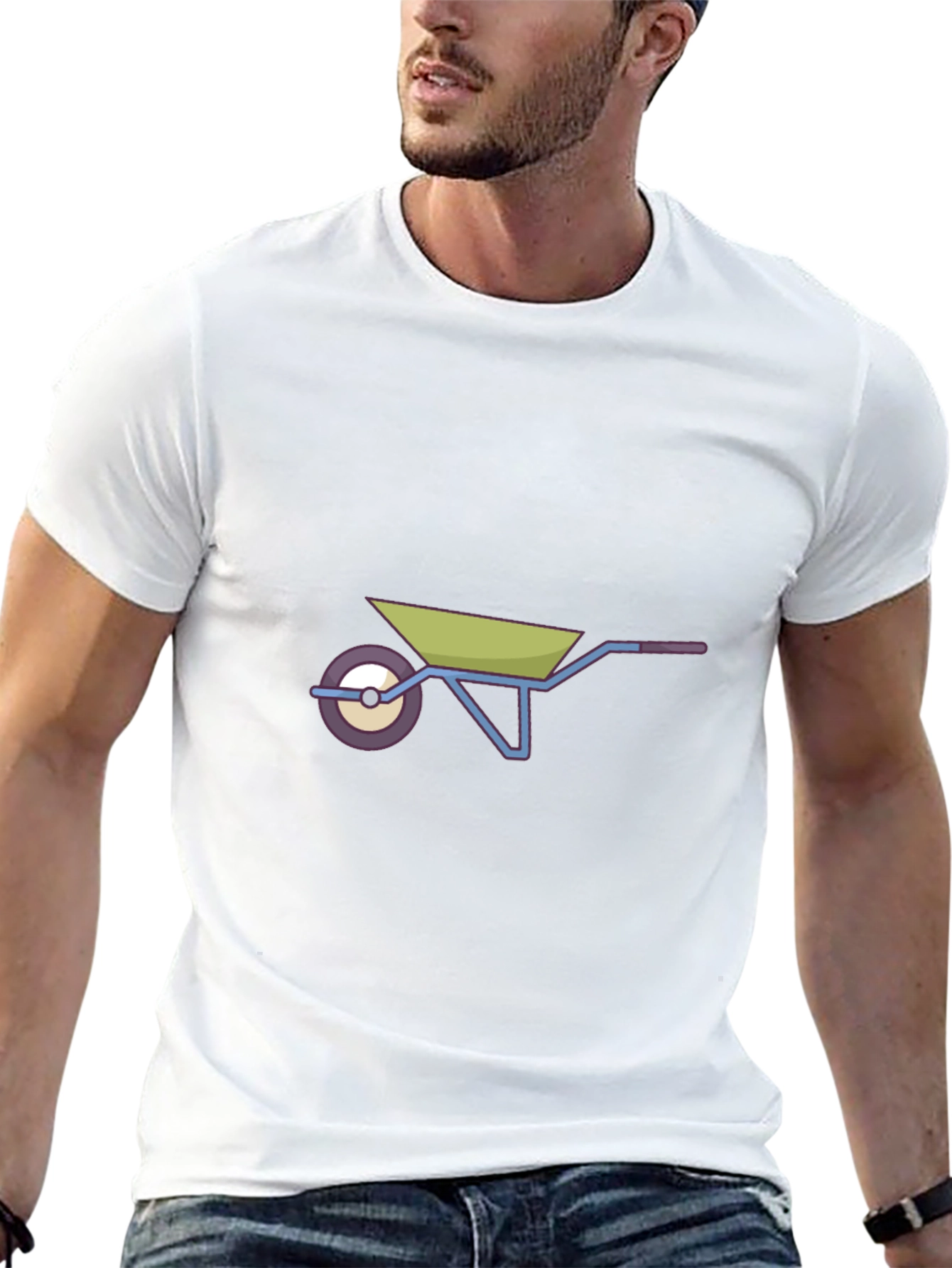 Wheelbarrow Graphic Tee - Black