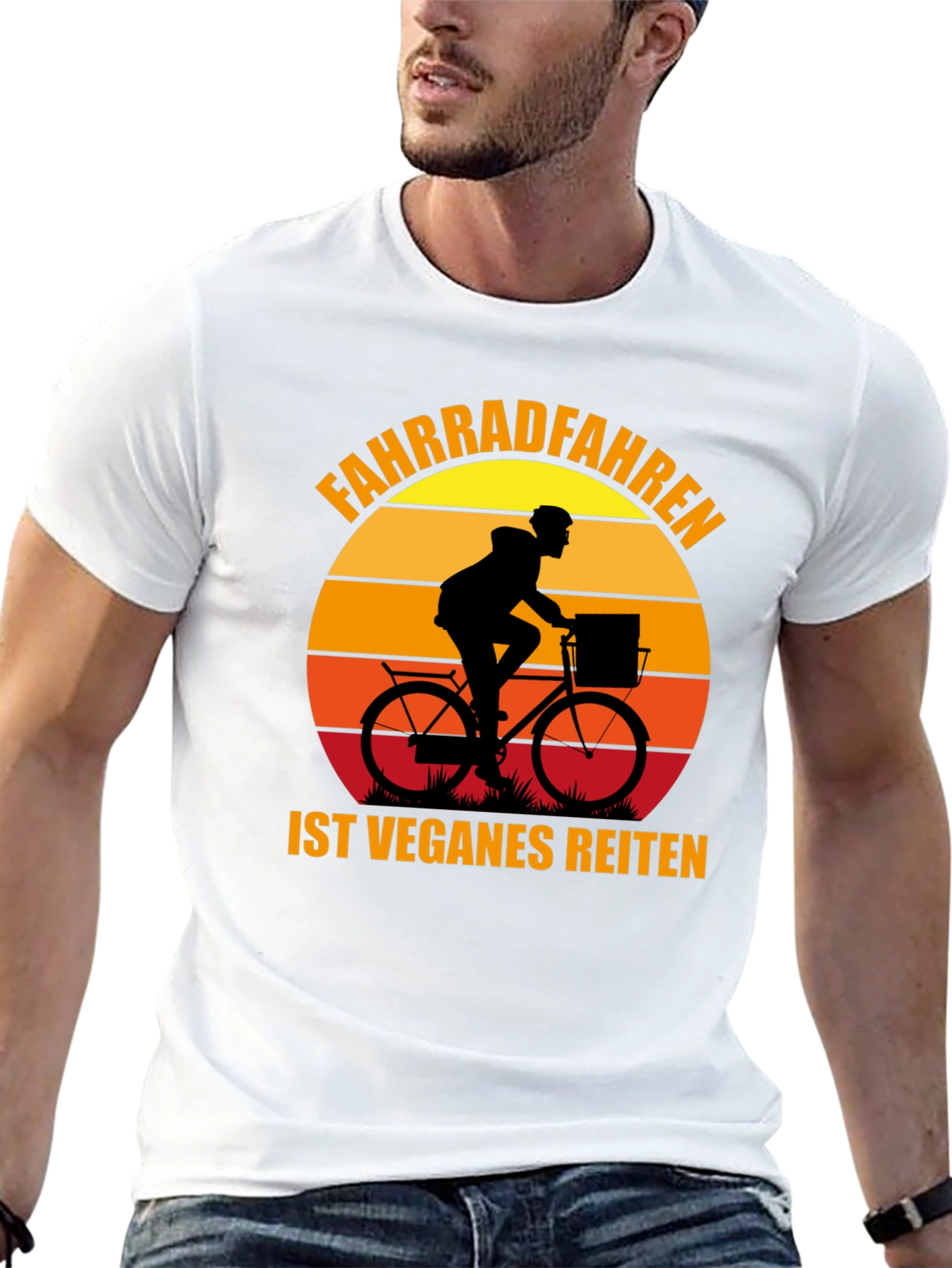 Vegan Riding T-Shirt - Cycling Tee