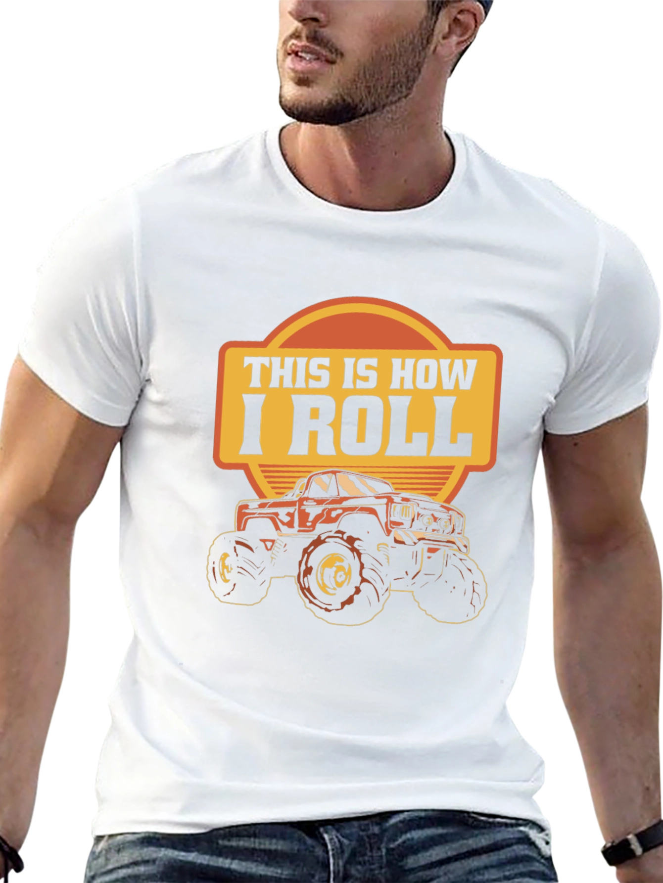 This Is How I Roll Monster Truck Graphic Tee