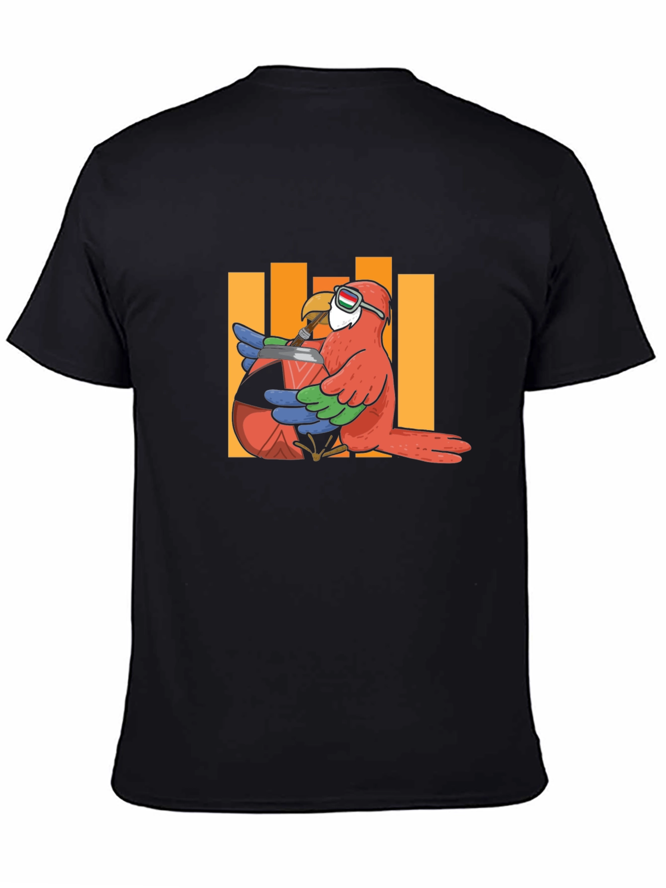 Parrot Drinking Mate T-Shirt - Unique Graphic Tee