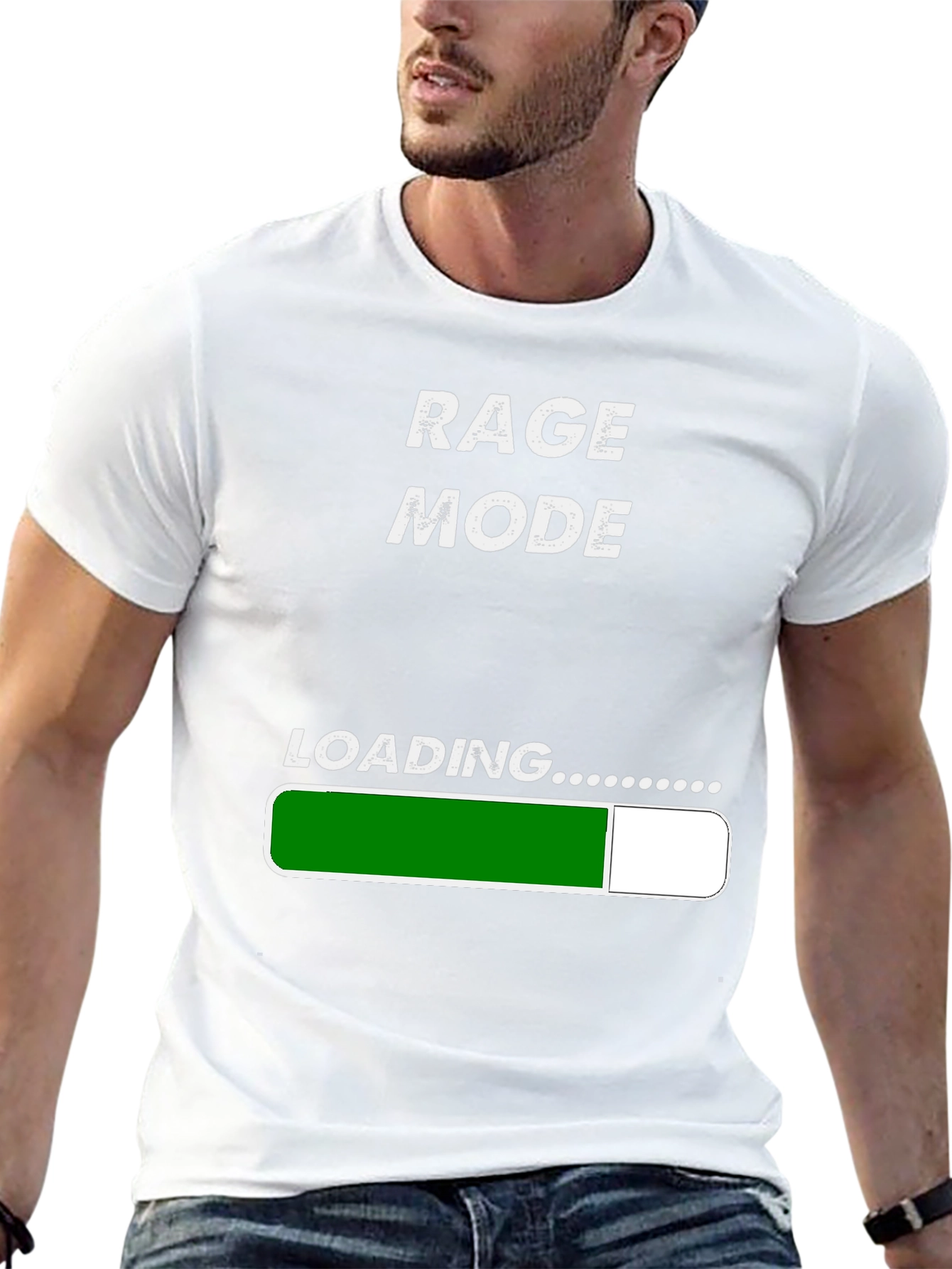 Rage Mode Loading Funny Graphic Tee