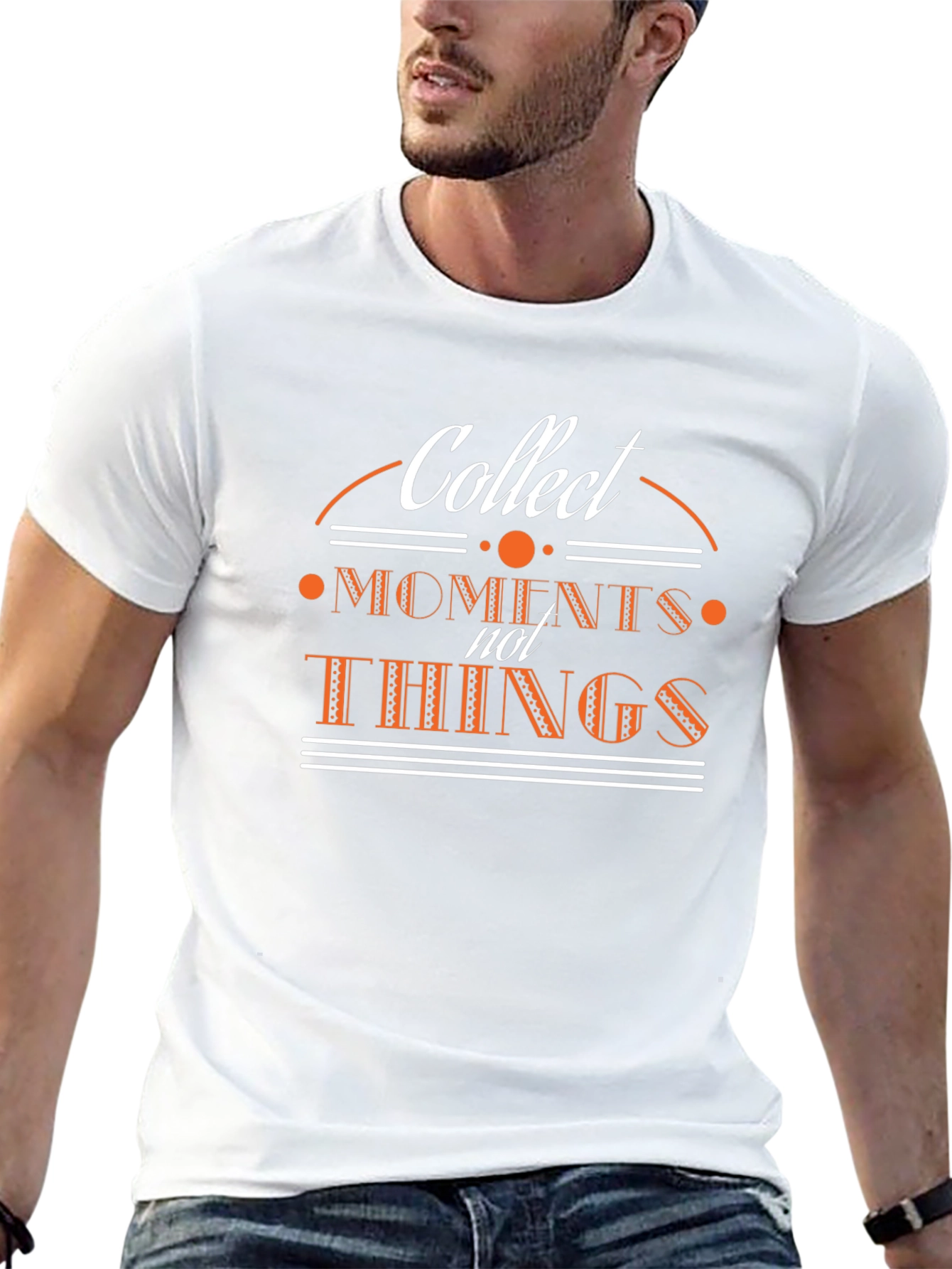 Collect Moments T-Shirt - Inspirational Black Tee