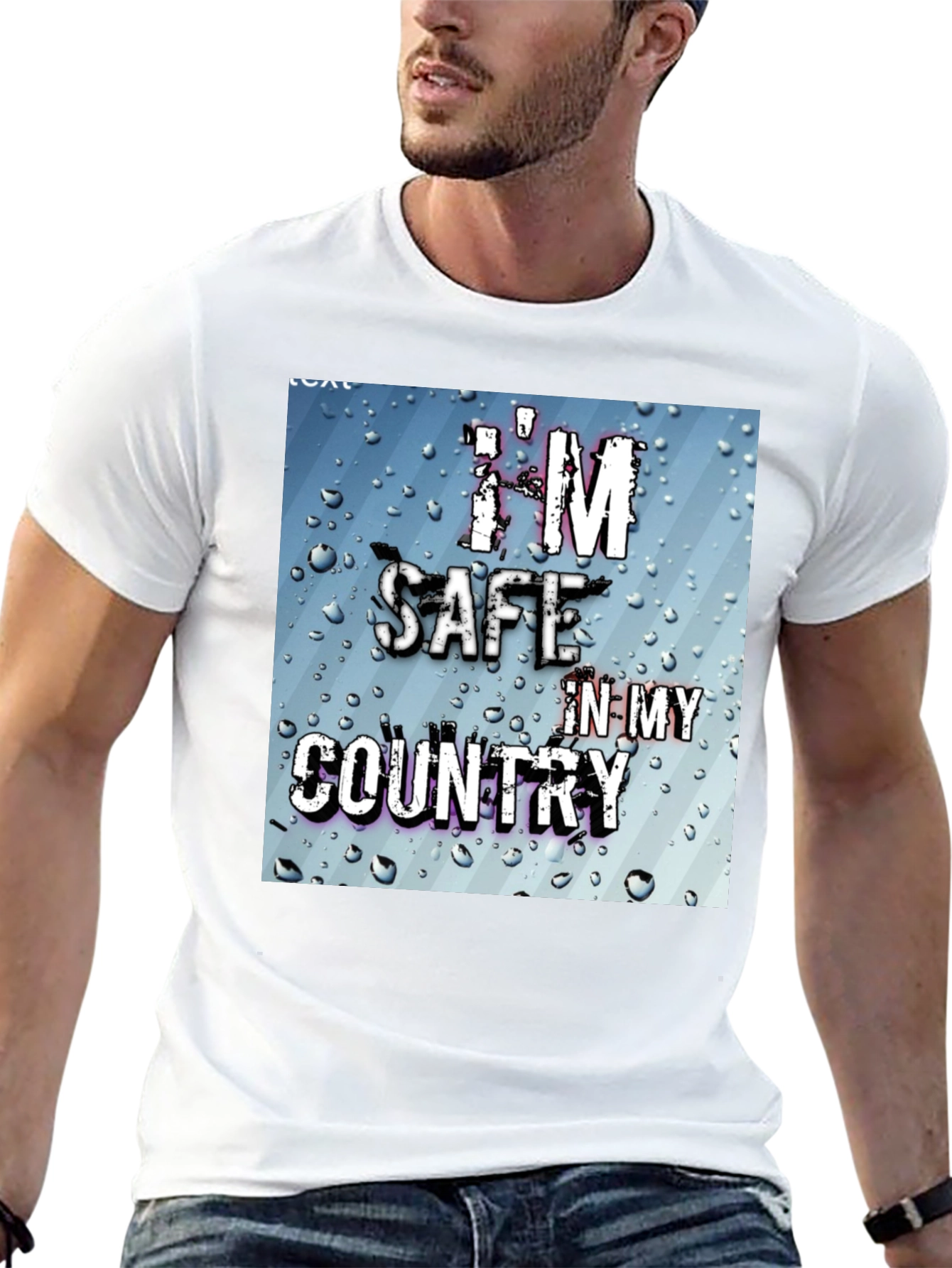 Im Safe In My Country Graphic T-Shirt