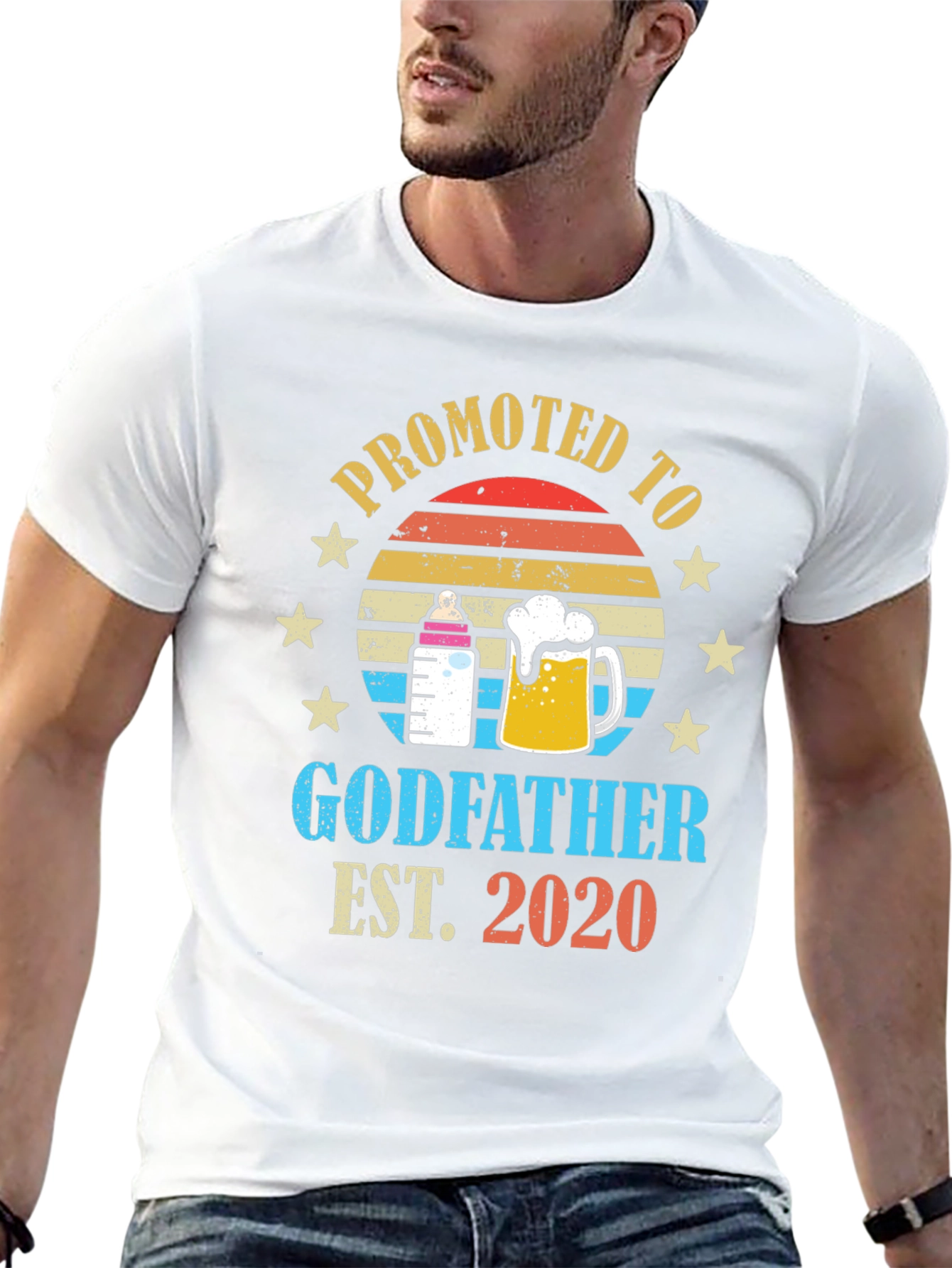 Promoted to Godfather Est. 2020 T-Shirt