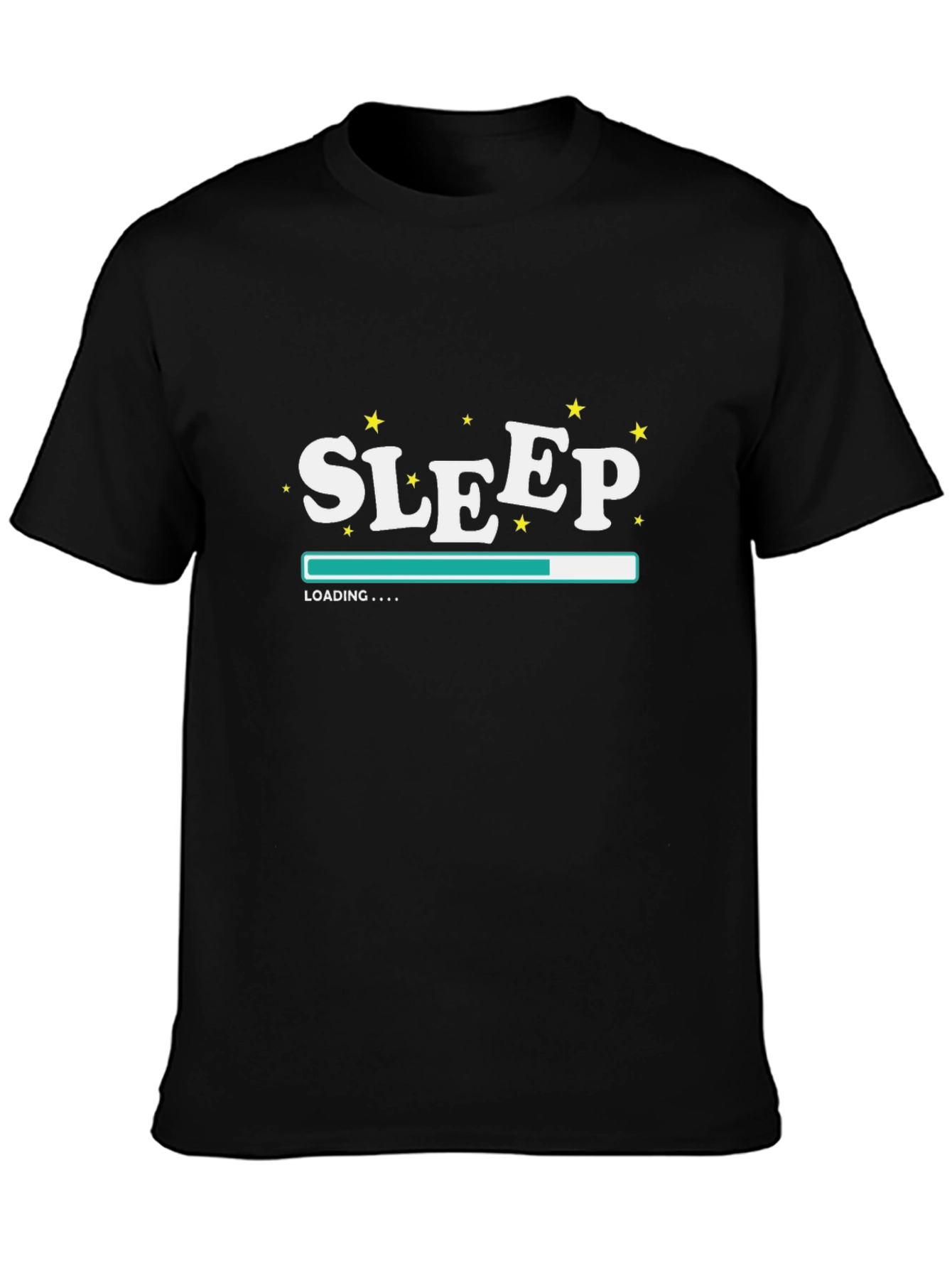 Sleep Loading Graphic Tee - Black