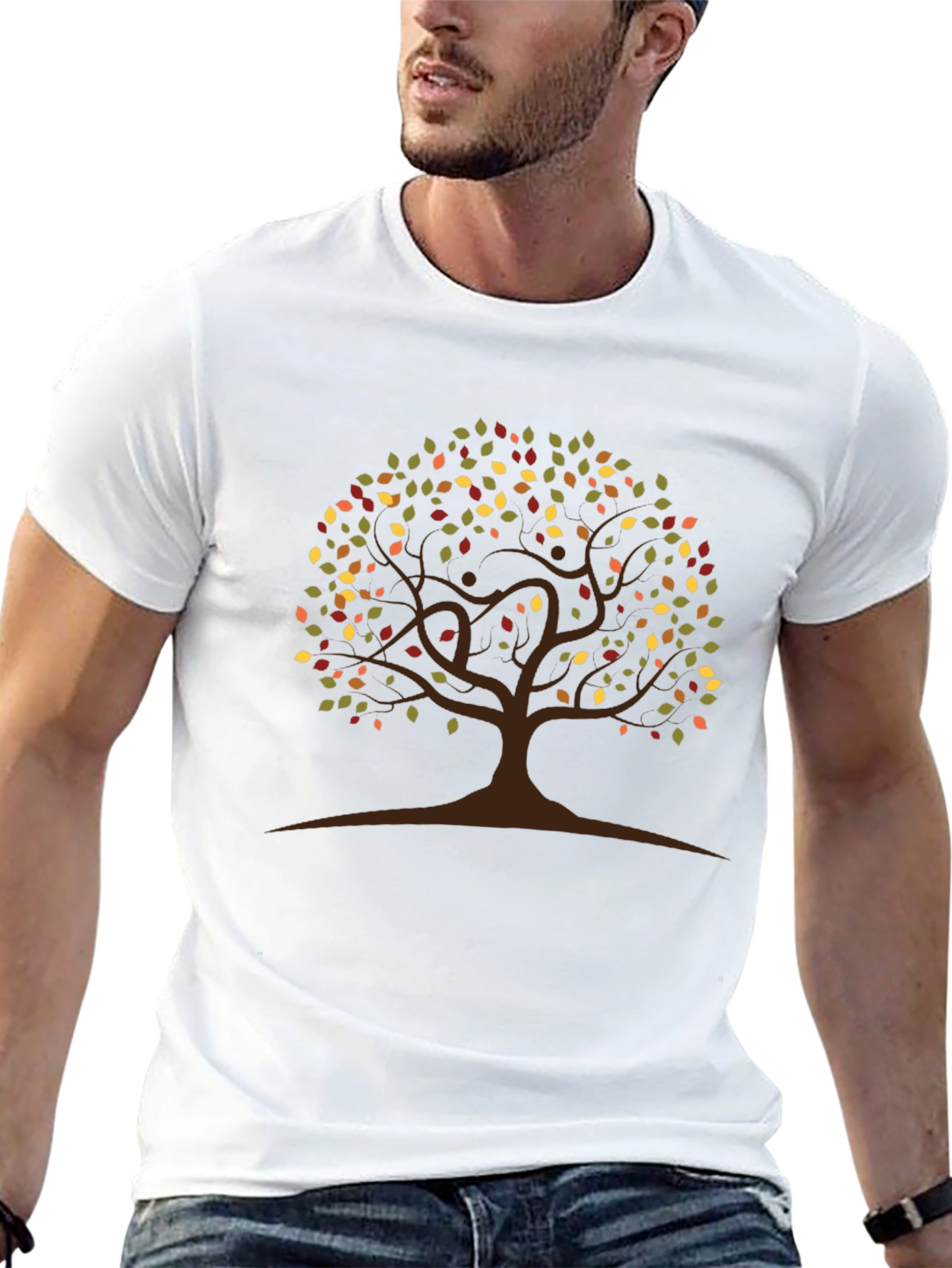 Fall Tree Graphic Tee - Nature Inspired Design
