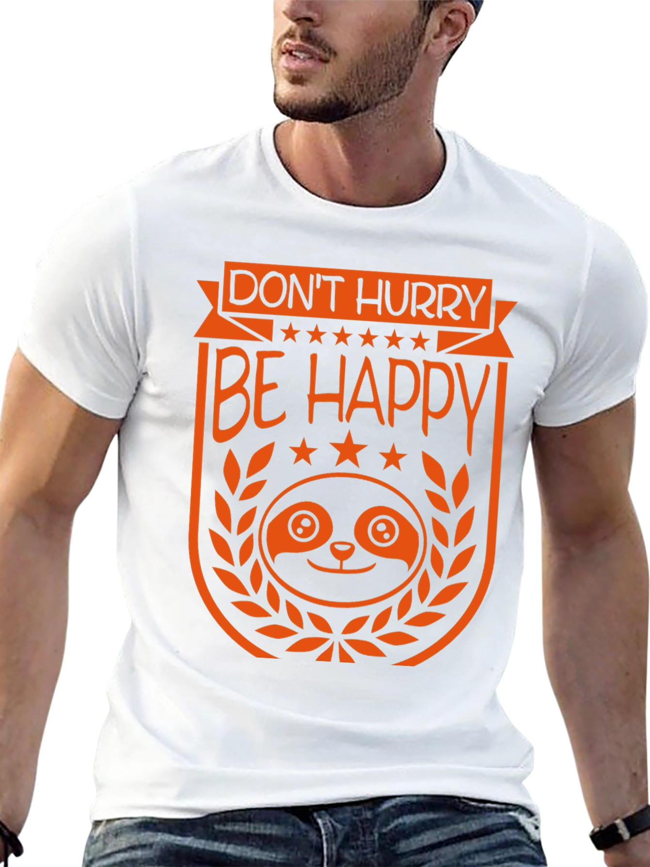 Dont Hurry Be Happy Graphic Tee