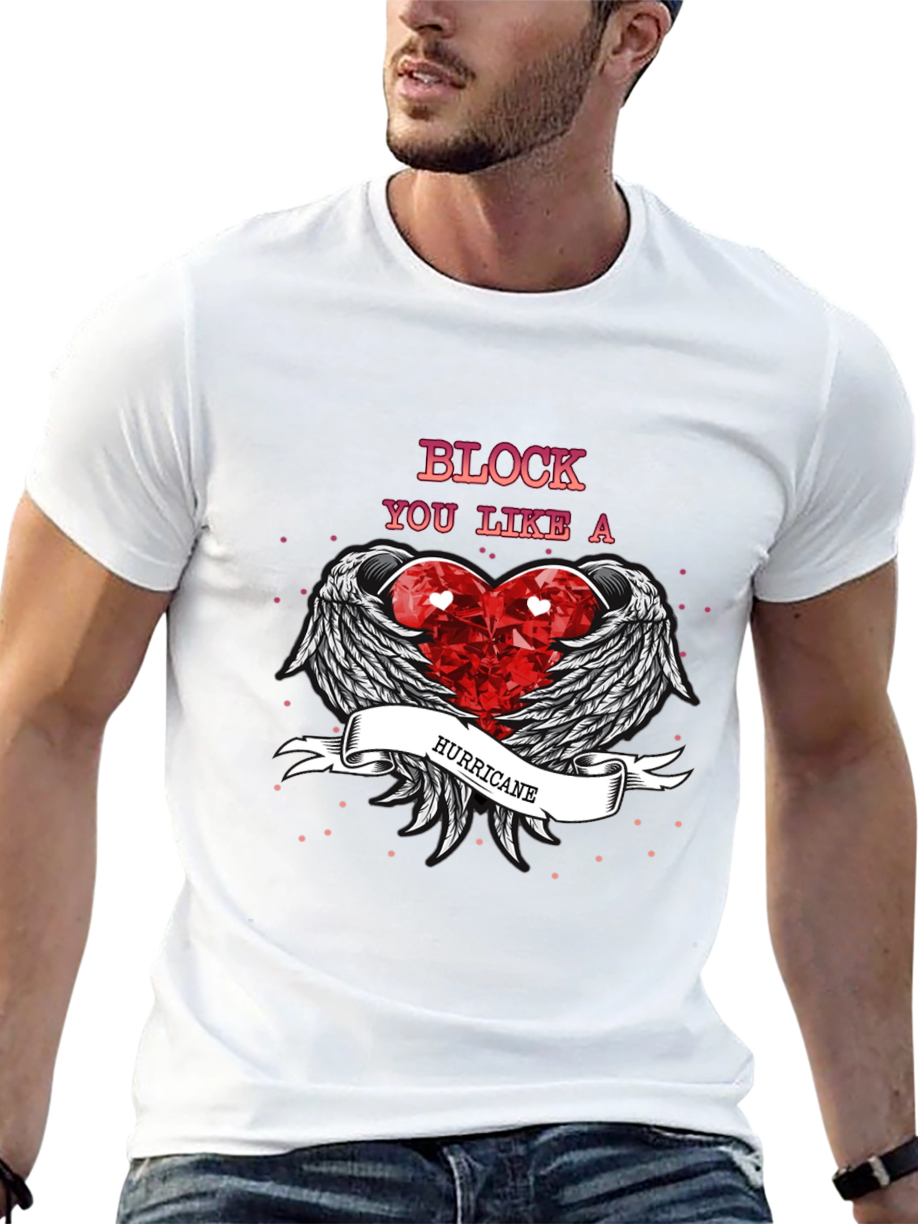 Block You Like a Hurricane Graphic T-Shirt