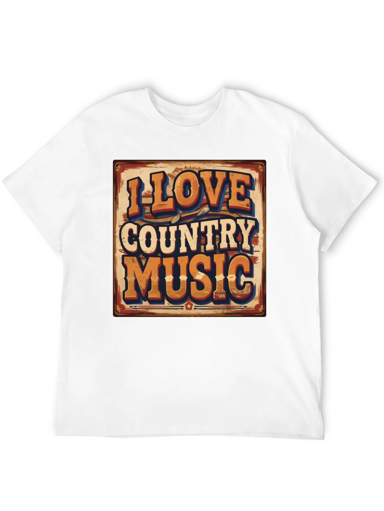 I Love Country Music Graphic Tee