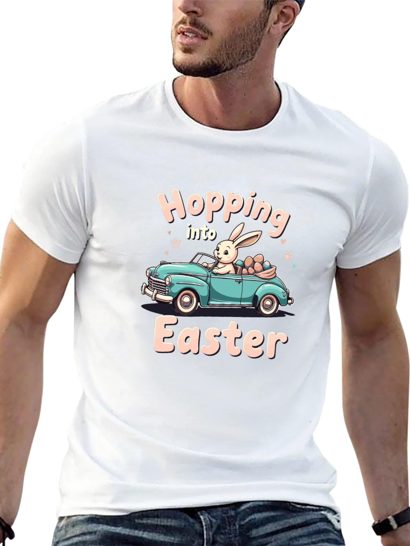Easter Bunny Car T-Shirt