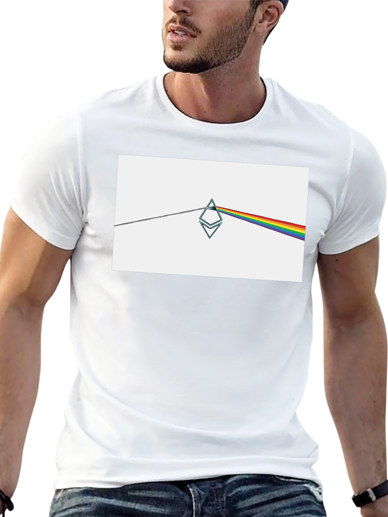 Prism Crypto Tee - Dark Side Ethereum T-Shirt