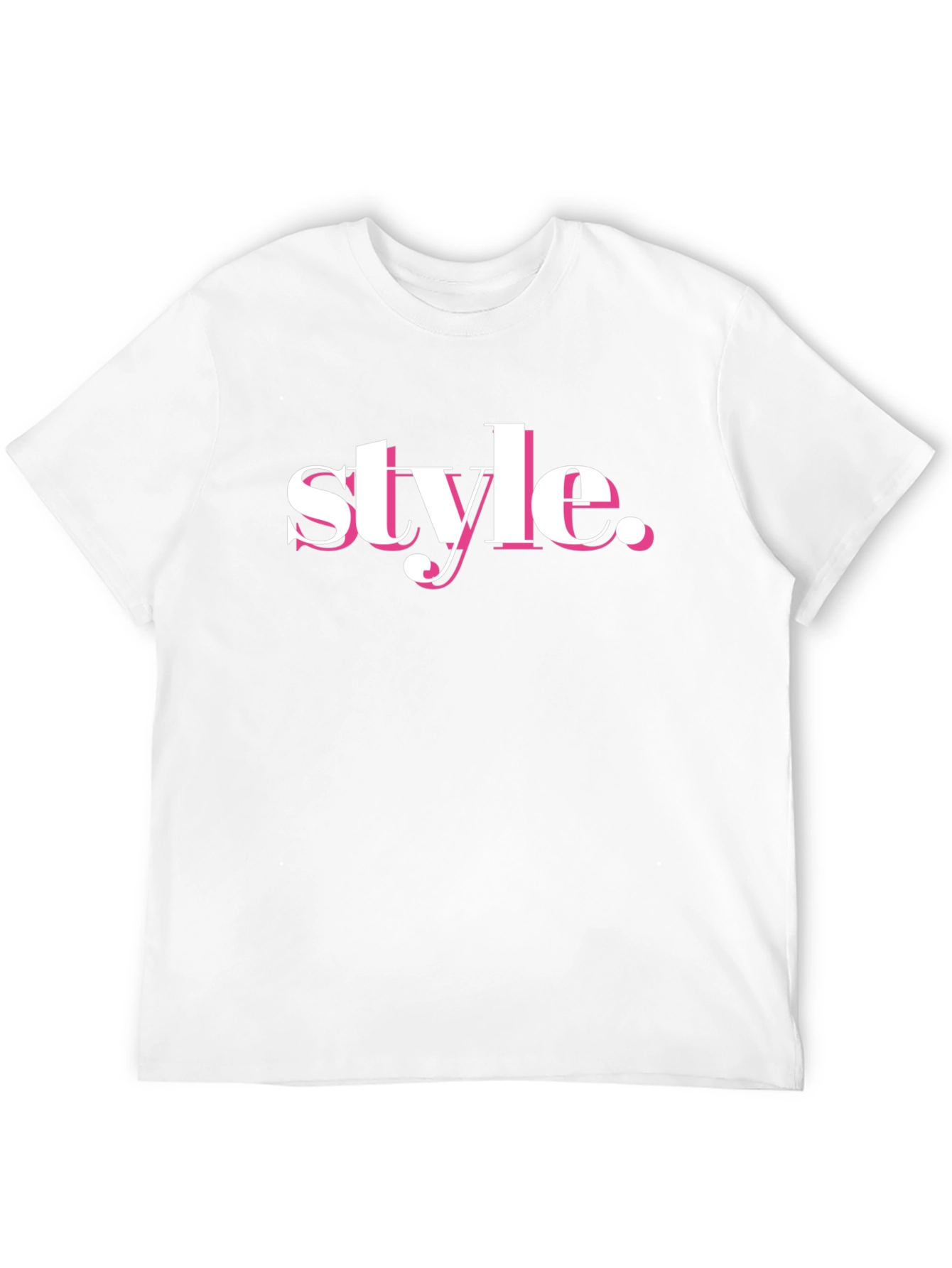 Stylish Black T-Shirt with Style Graphic Print