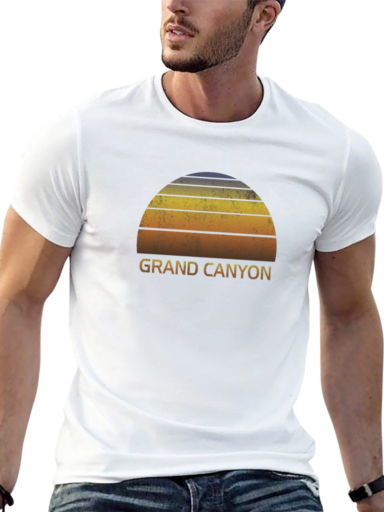Grand Canyon Retro Graphic Tee - Black