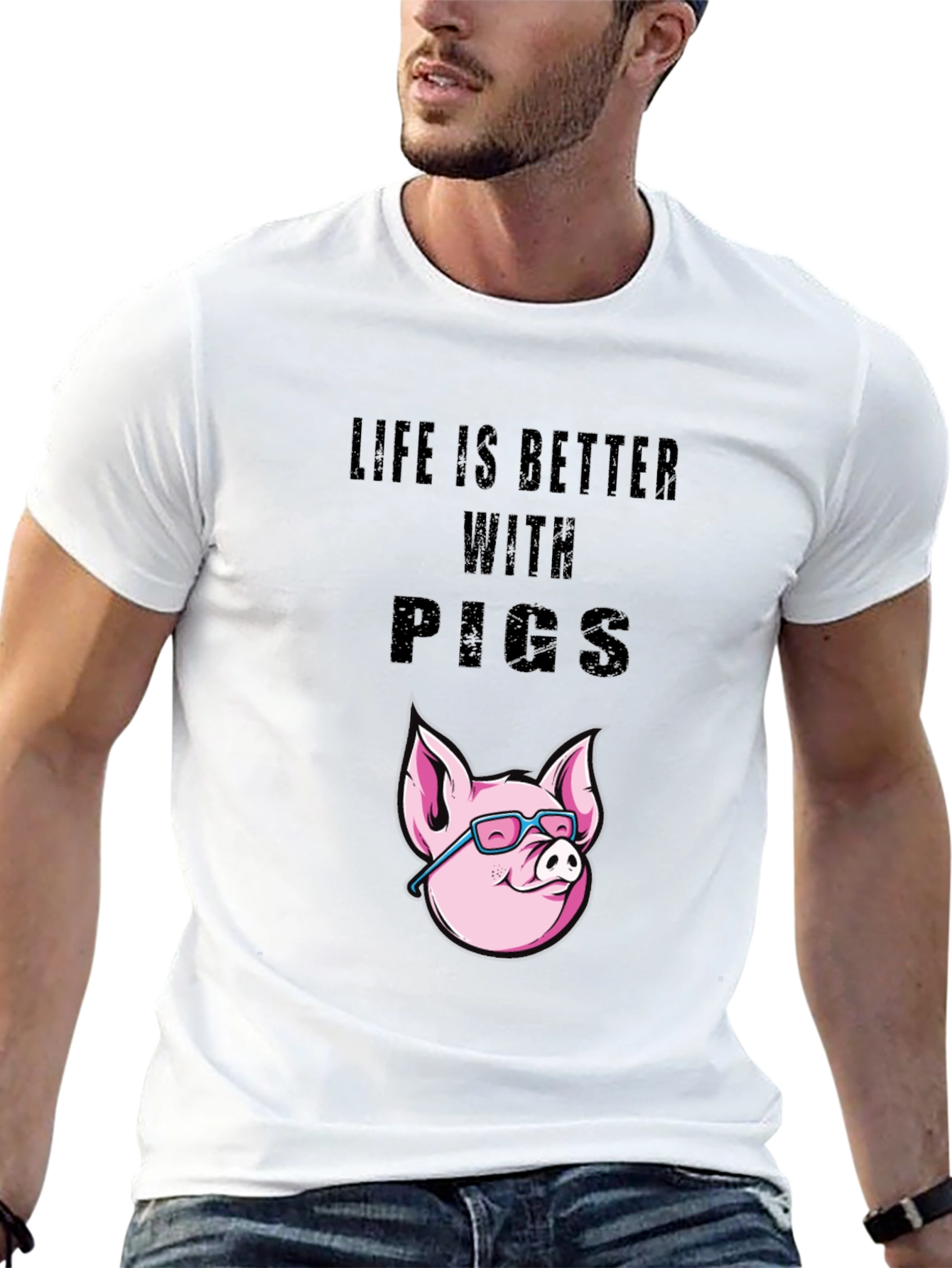 Life is Better with Pigs T-Shirt