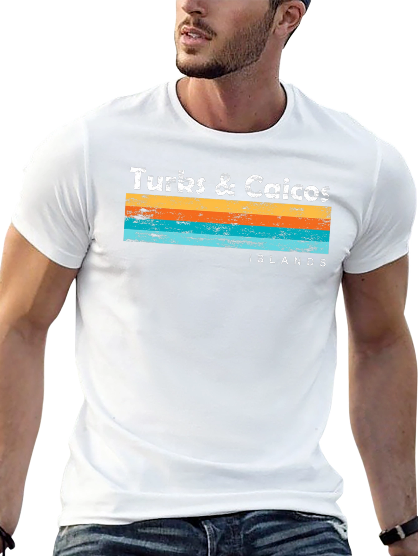 Turks & Caicos Islands Graphic Tee - Black