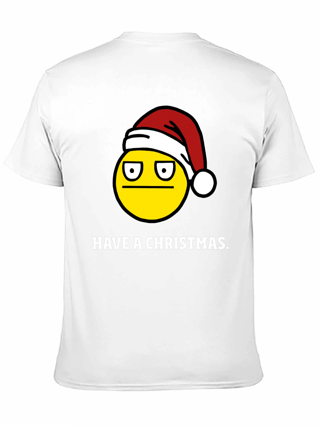 Grumpy Christmas Emoji T-Shirt - Holiday Humor