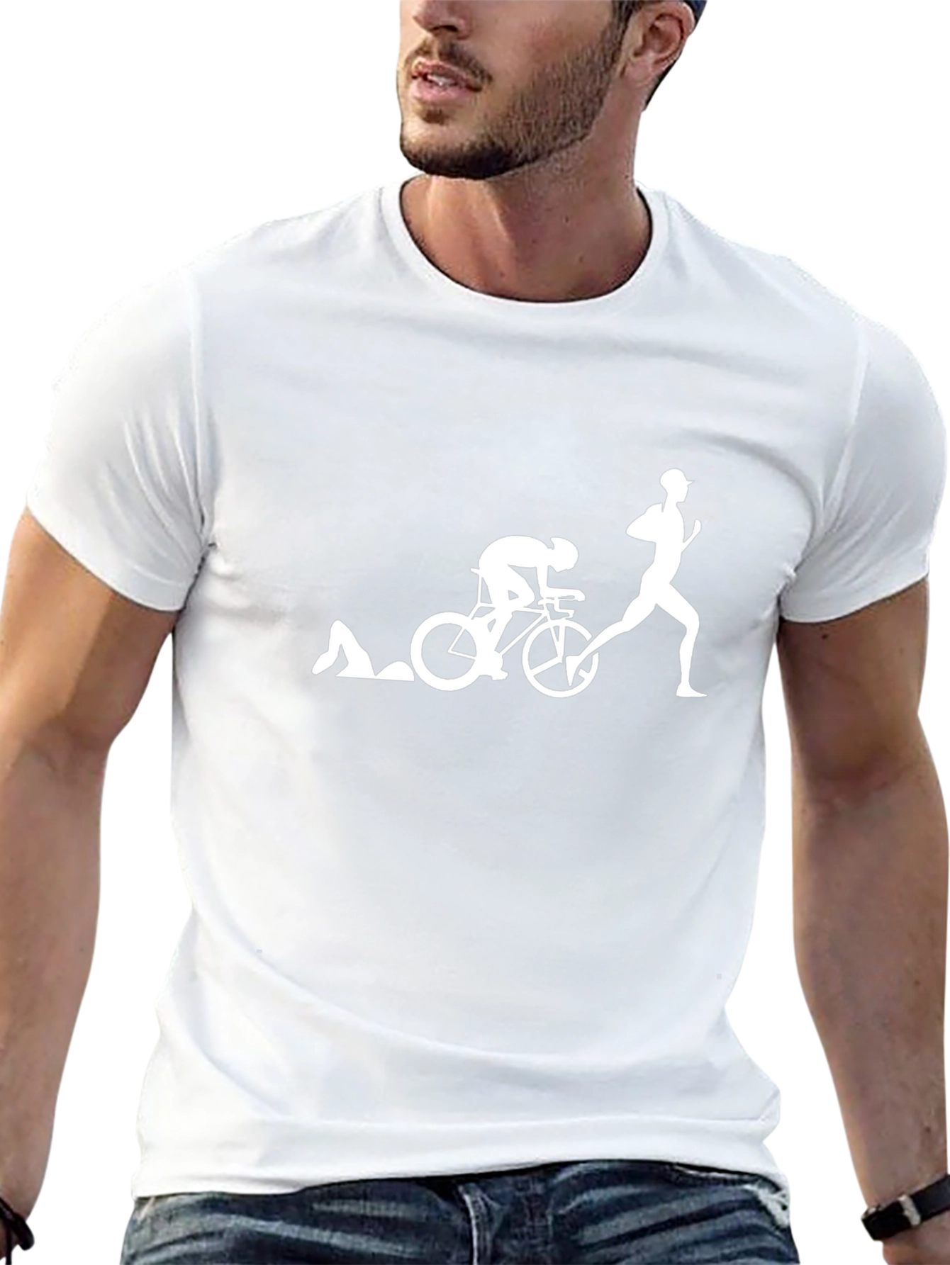 Triathlon T-Shirt - Swim Bike Run