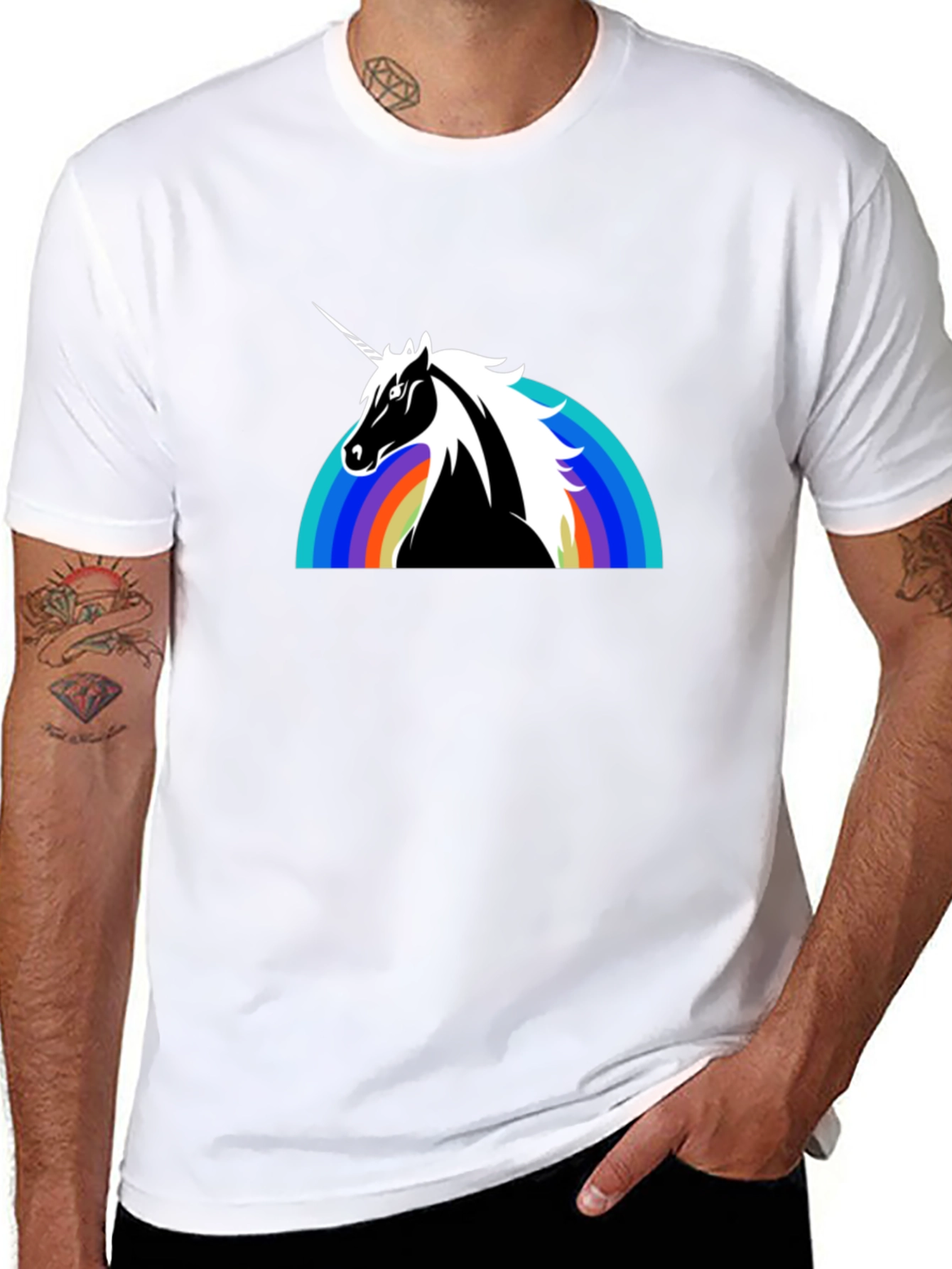 Unicorn Rainbow Graphic Tee