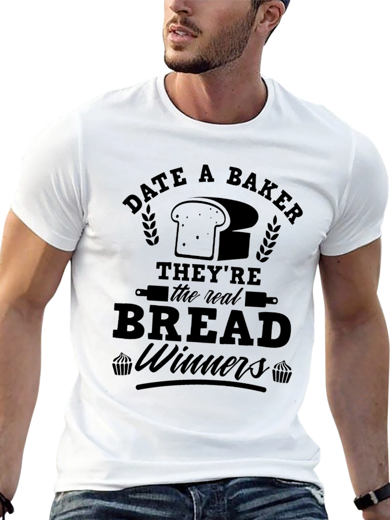 Date A Baker T-Shirt - Bread Winners