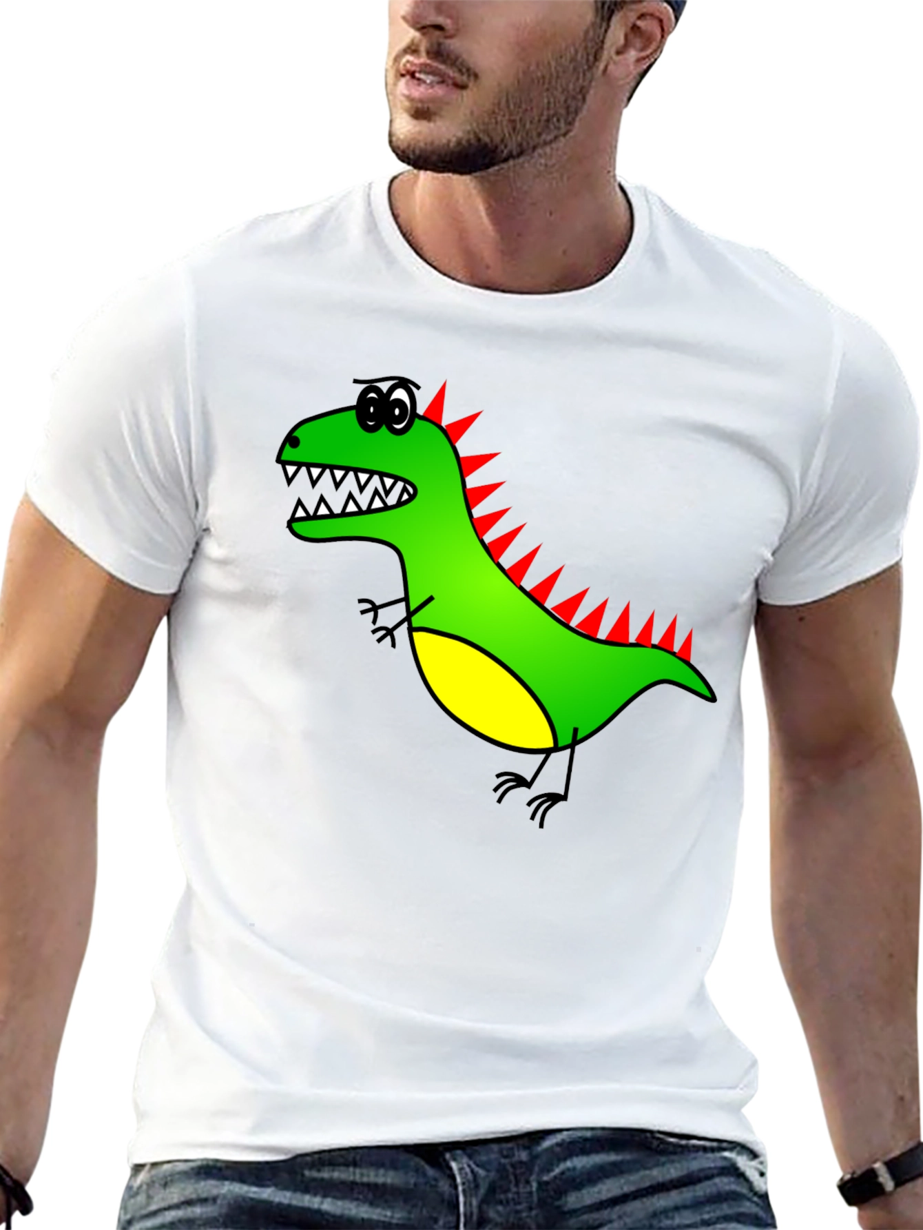 Dinosaur Graphic Black T-Shirt