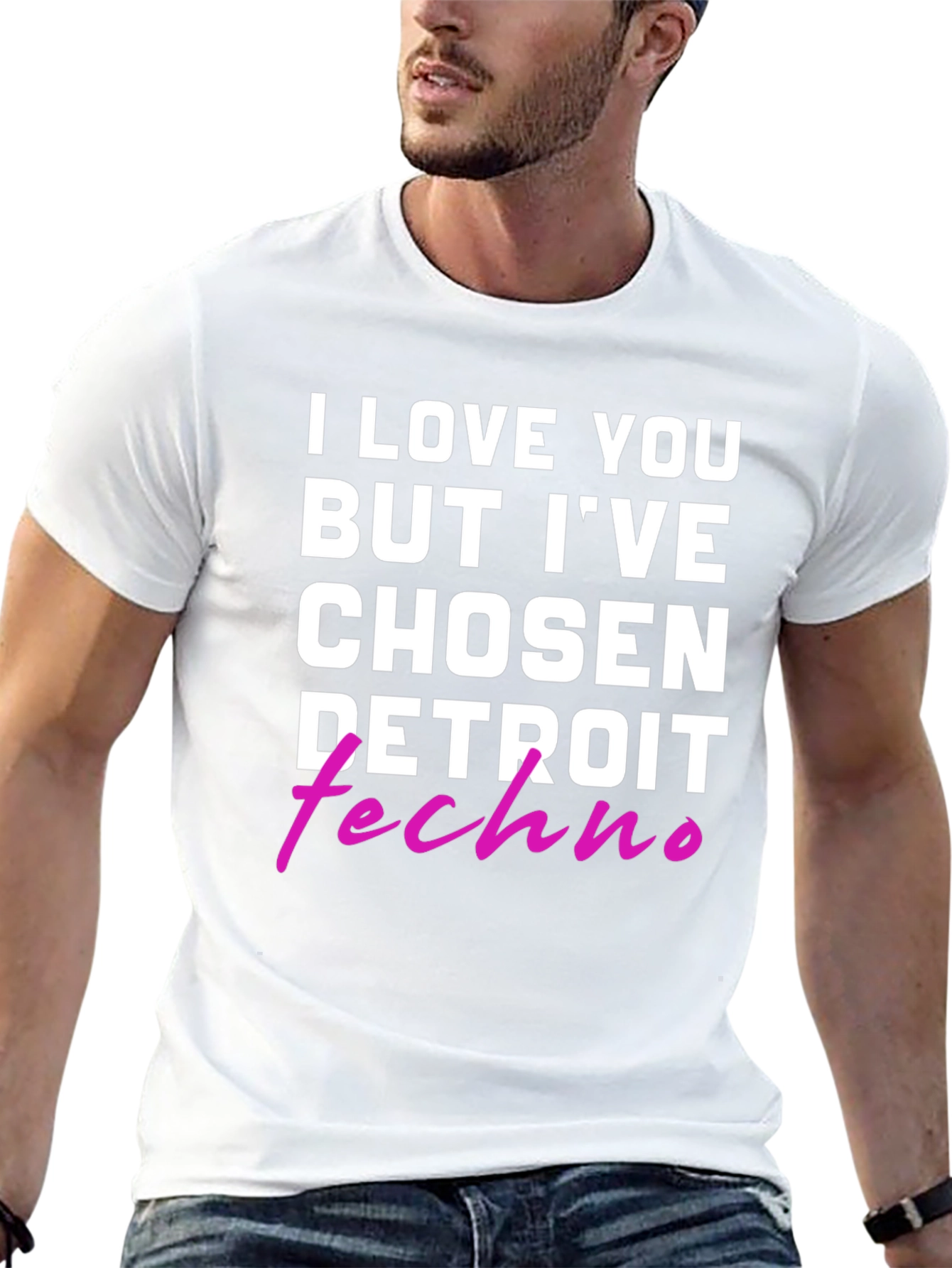 I Love You But Detroit Techno T-Shirt