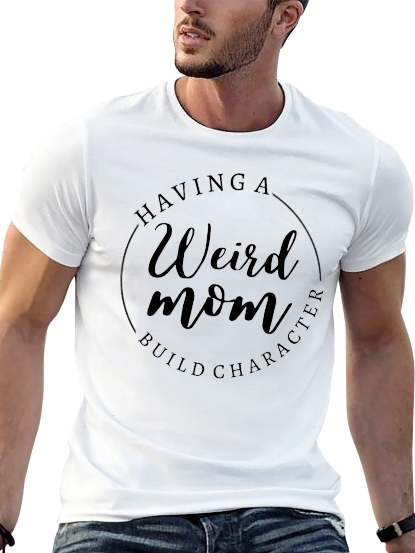 Weird Mom Build Character Tee