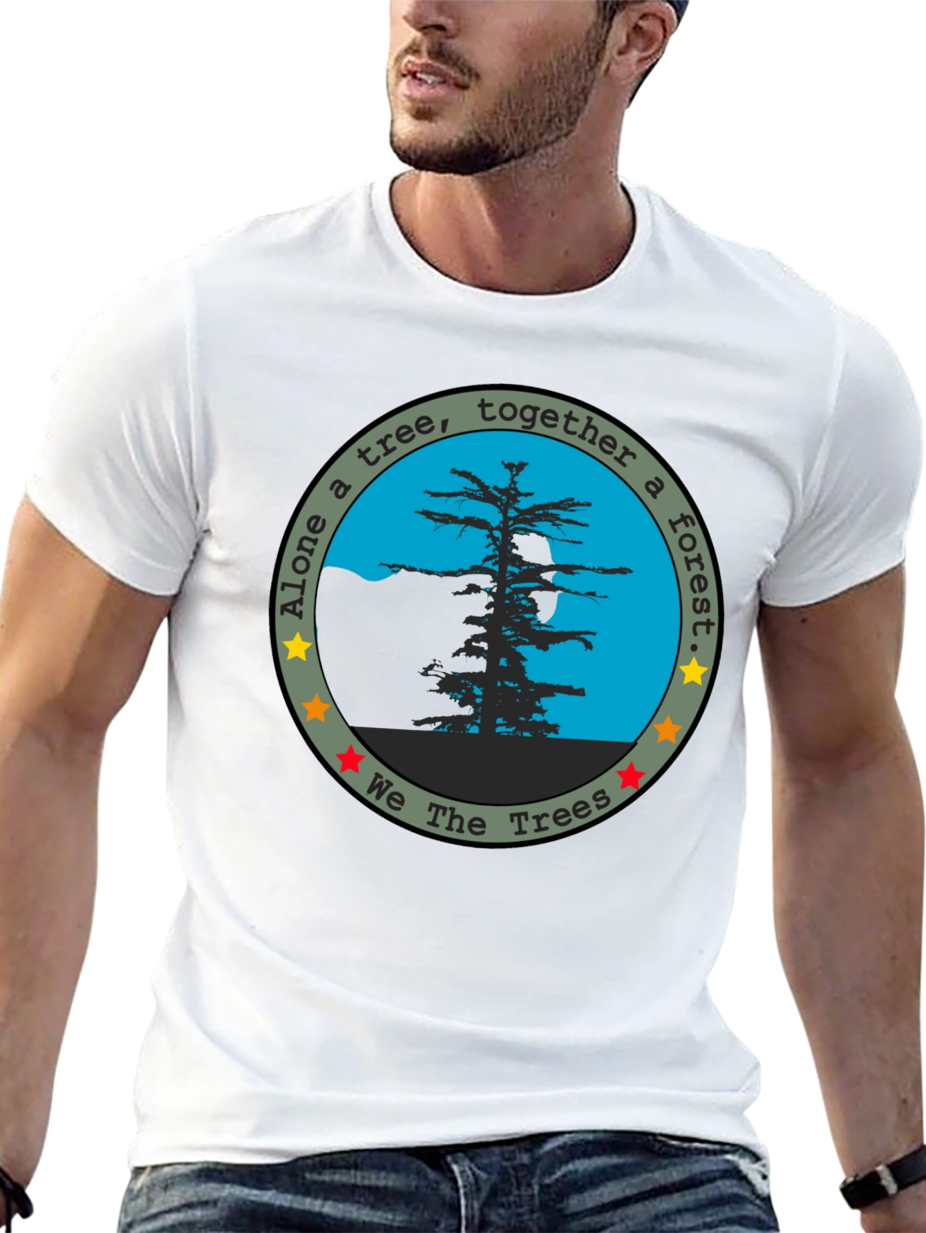 We The Trees Graphic Tee - Black
