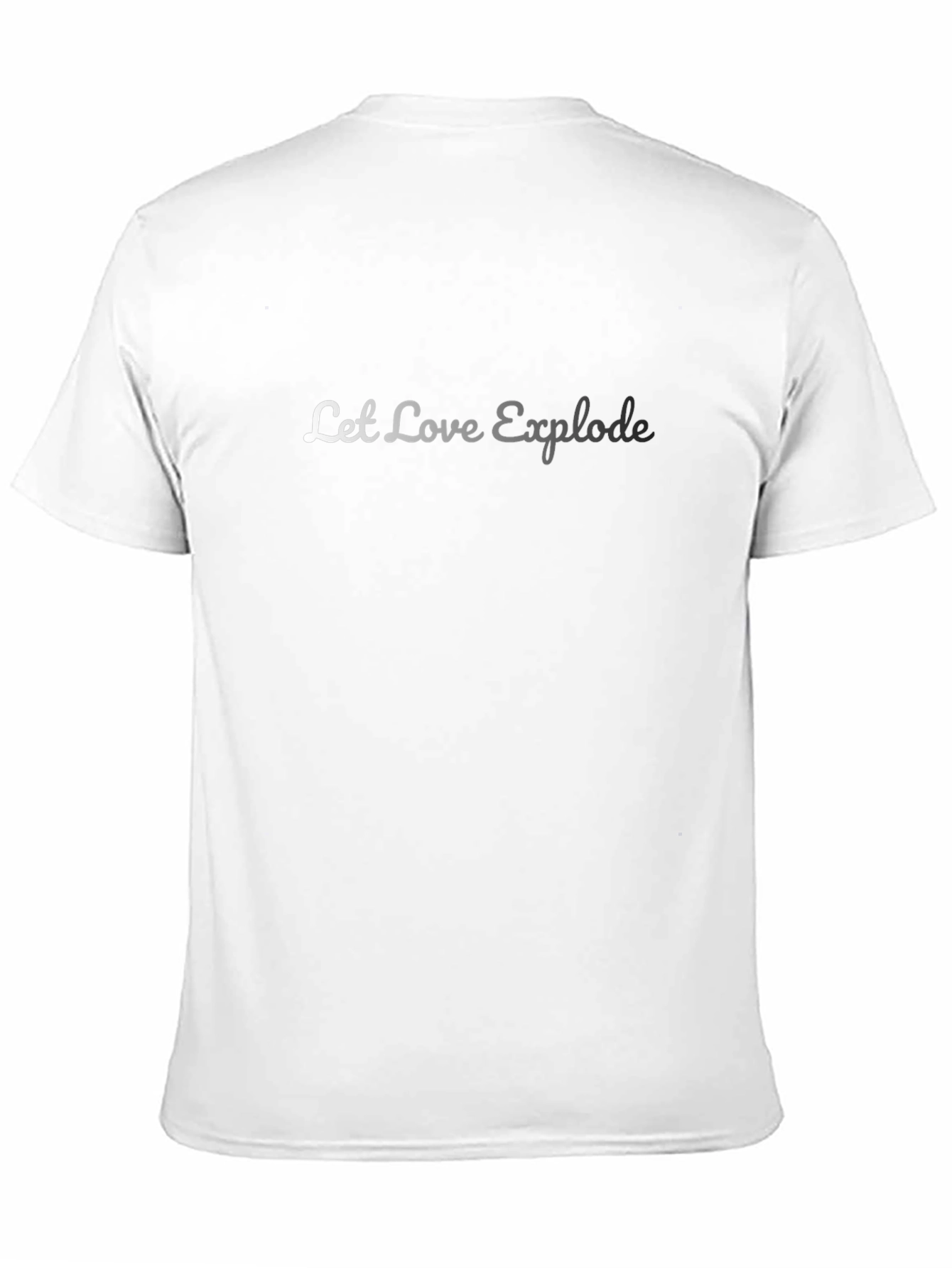Let Love Explode Black Graphic Tee